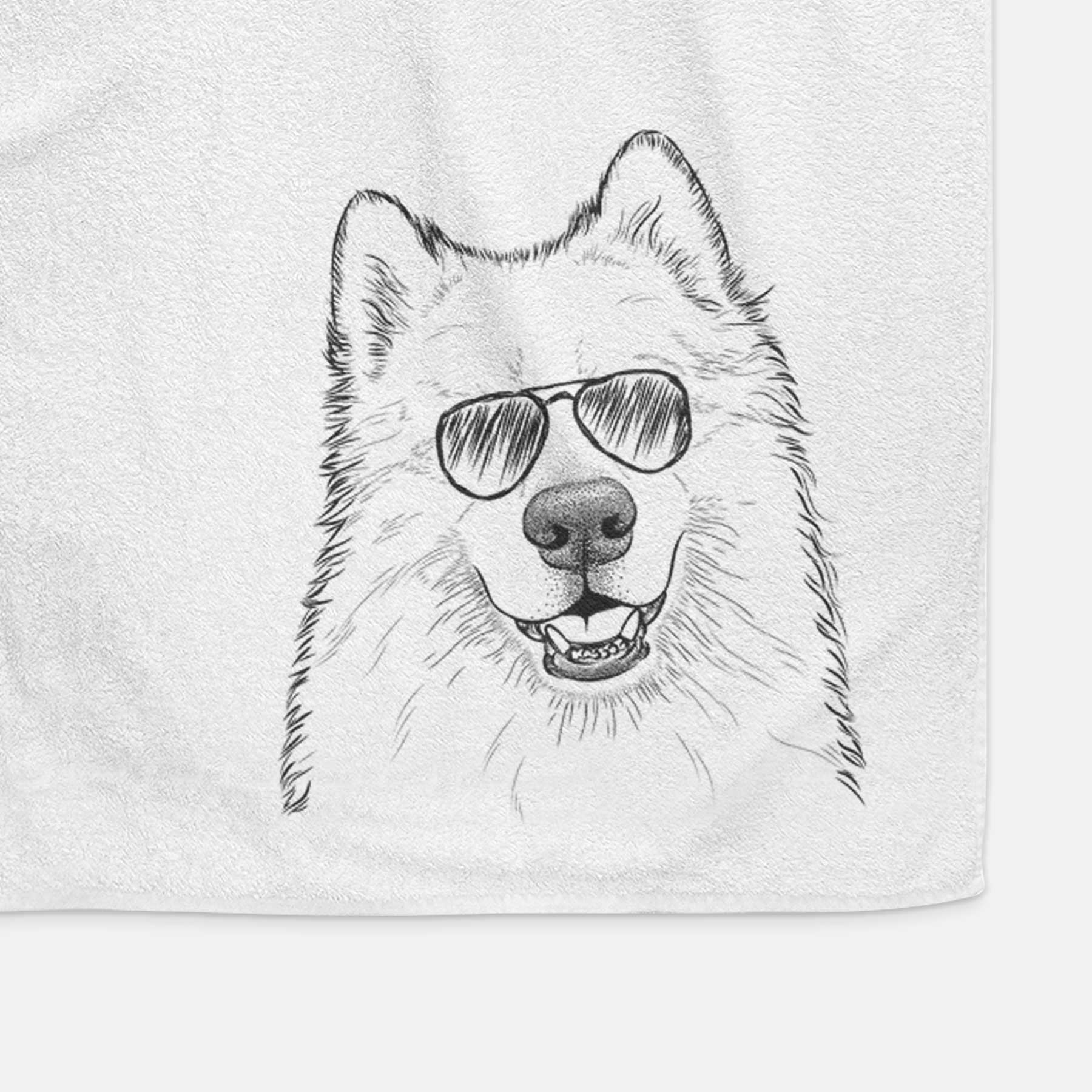 Foster the Samoyed Decorative Hand Towel