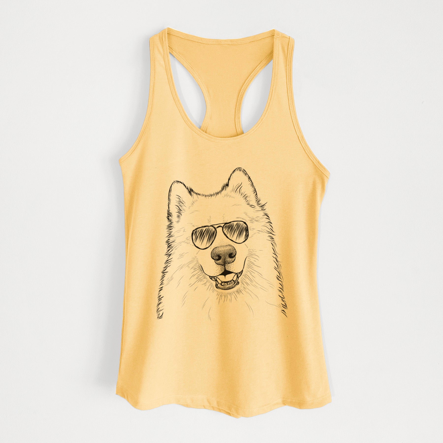 Foster the Samoyed - Women's Racerback Tanktop