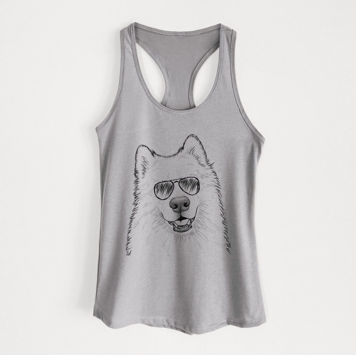 Foster the Samoyed - Women's Racerback Tanktop
