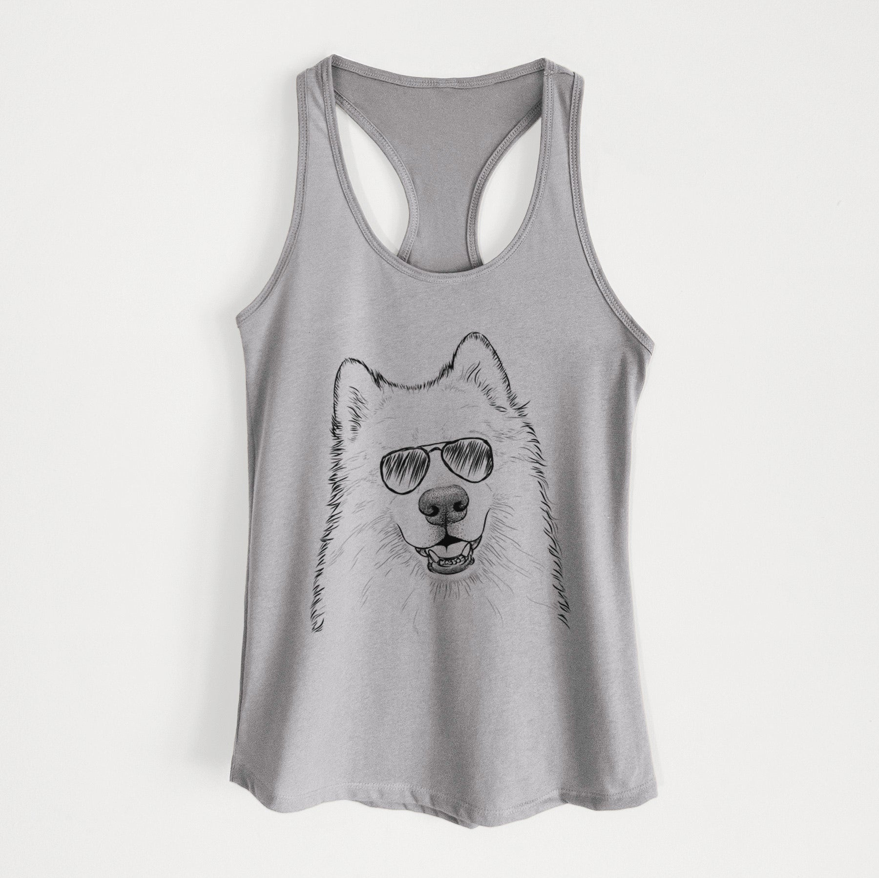 Foster the Samoyed - Women's Racerback Tanktop