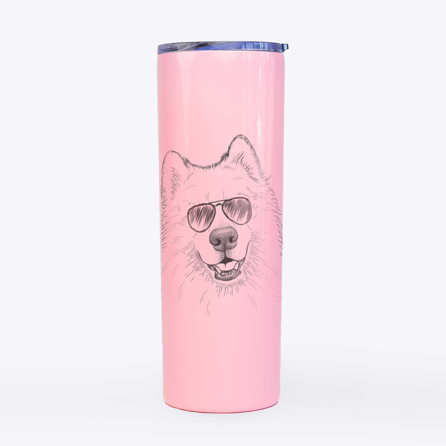 Foster the Samoyed - 20oz Skinny Tumbler