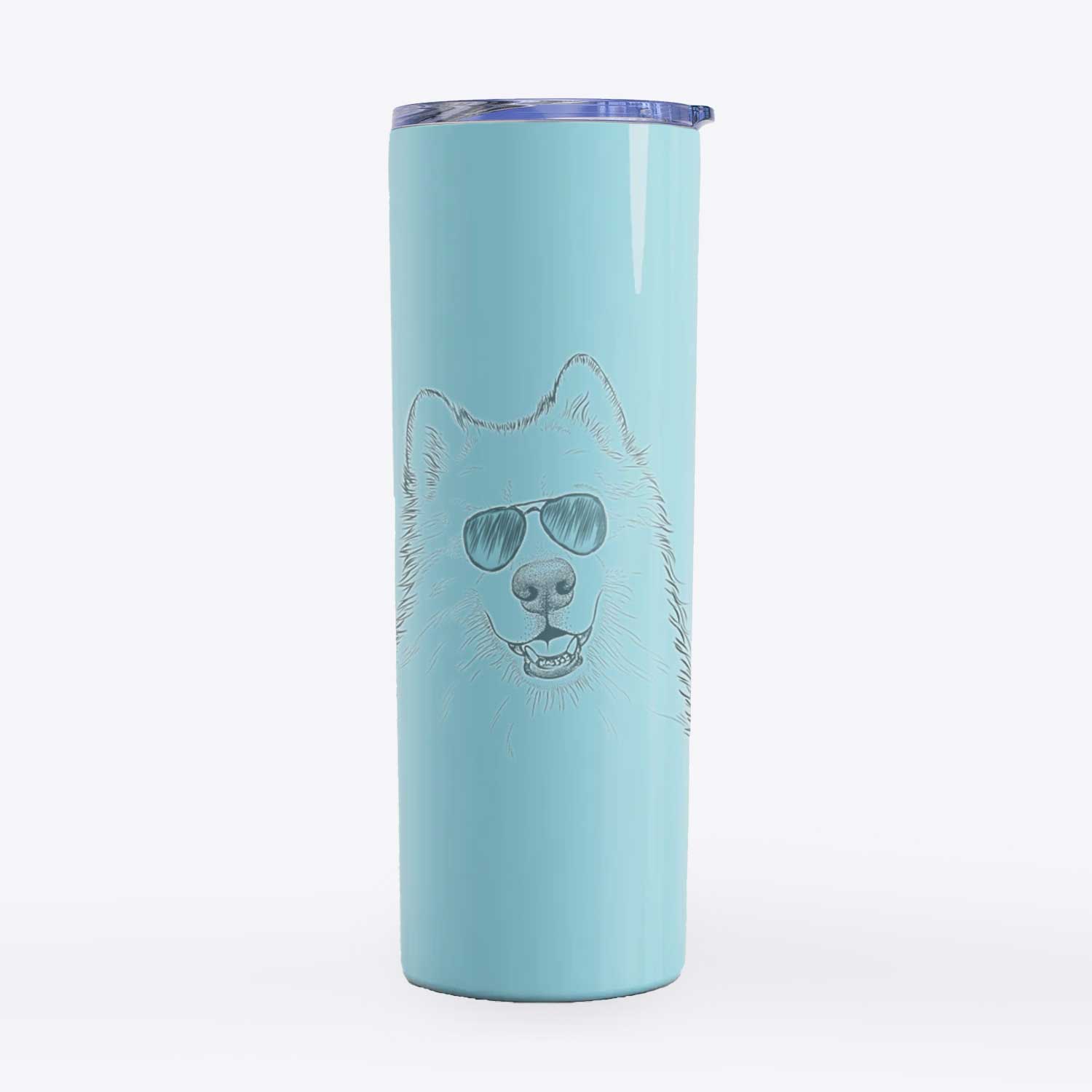 Foster the Samoyed - 20oz Skinny Tumbler