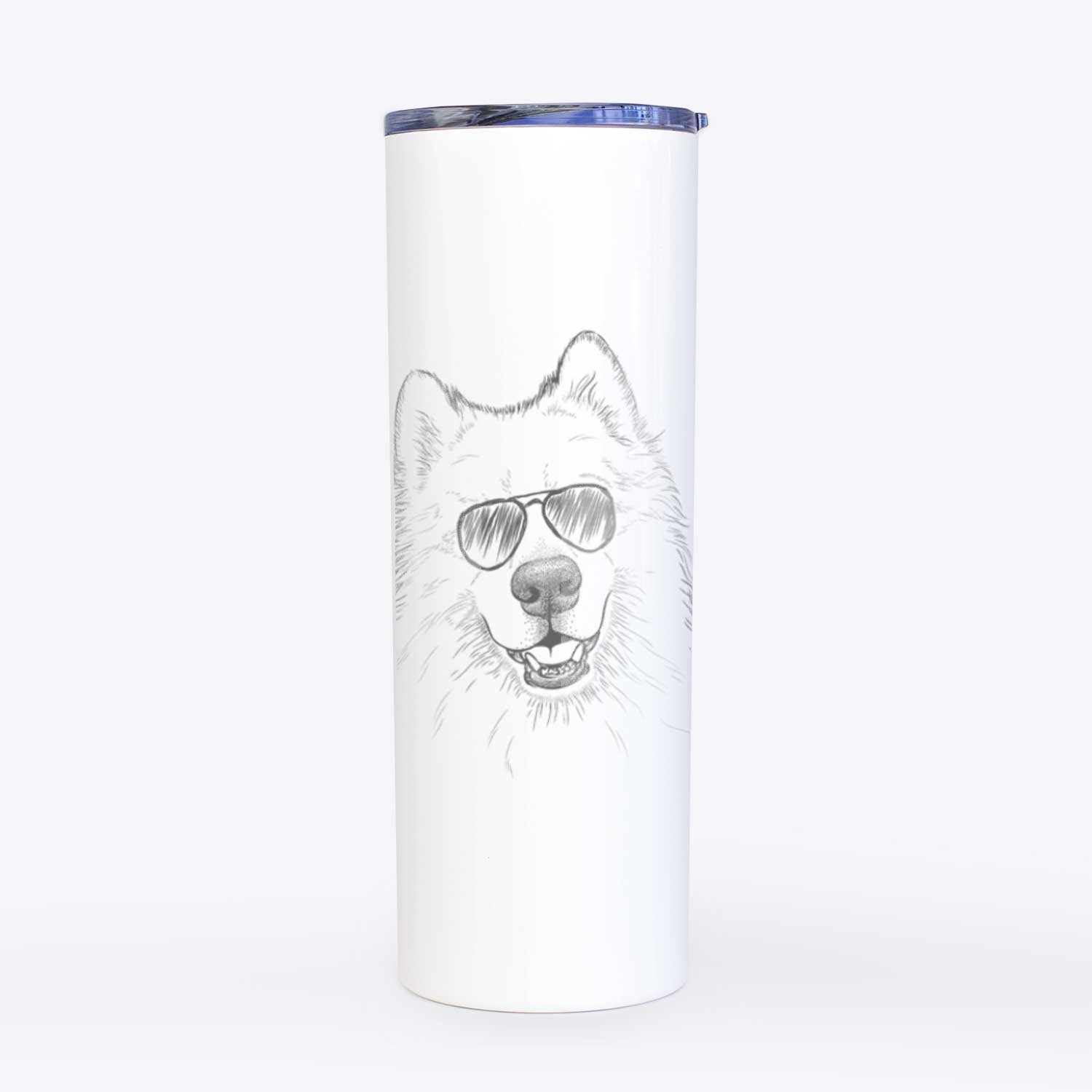 Foster the Samoyed - 20oz Skinny Tumbler