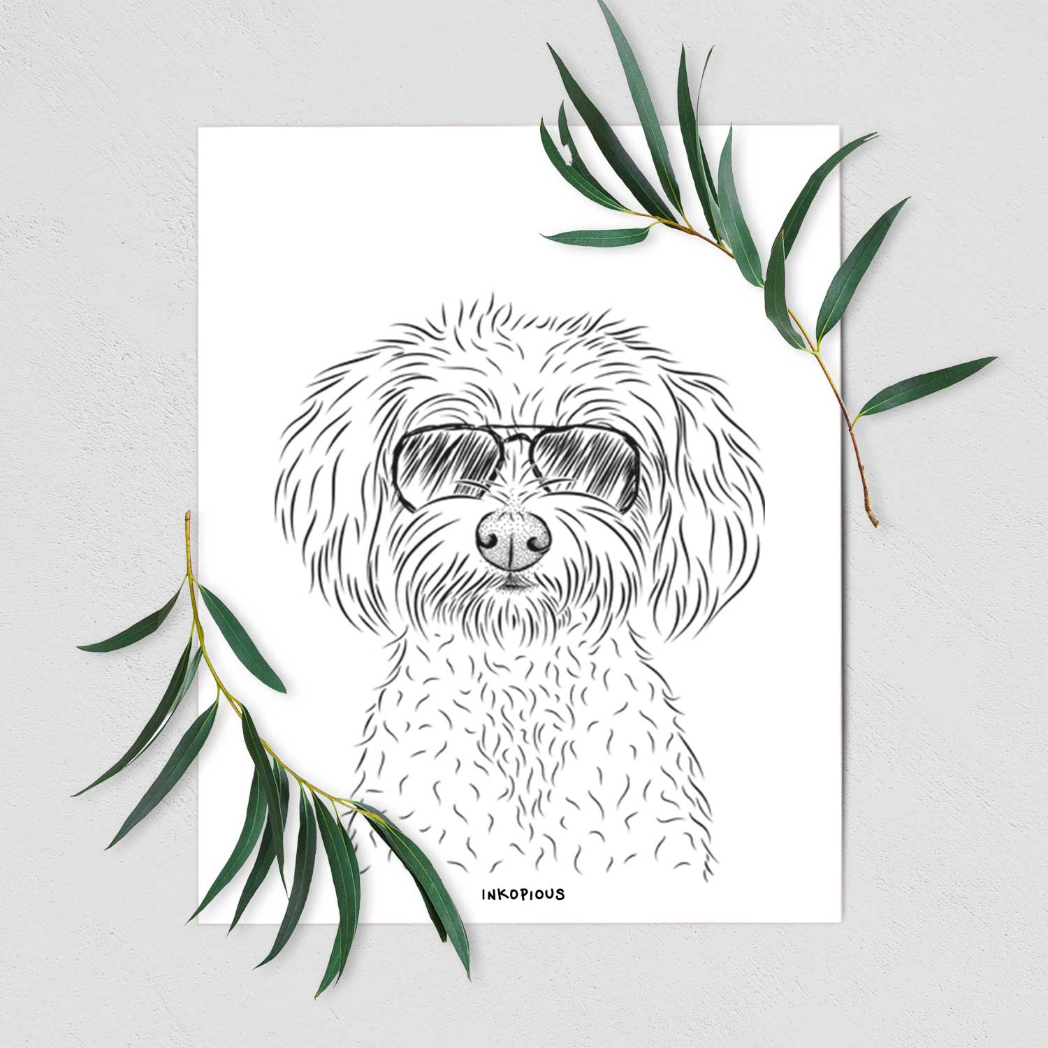 Francesca the Maltipoo Art Print