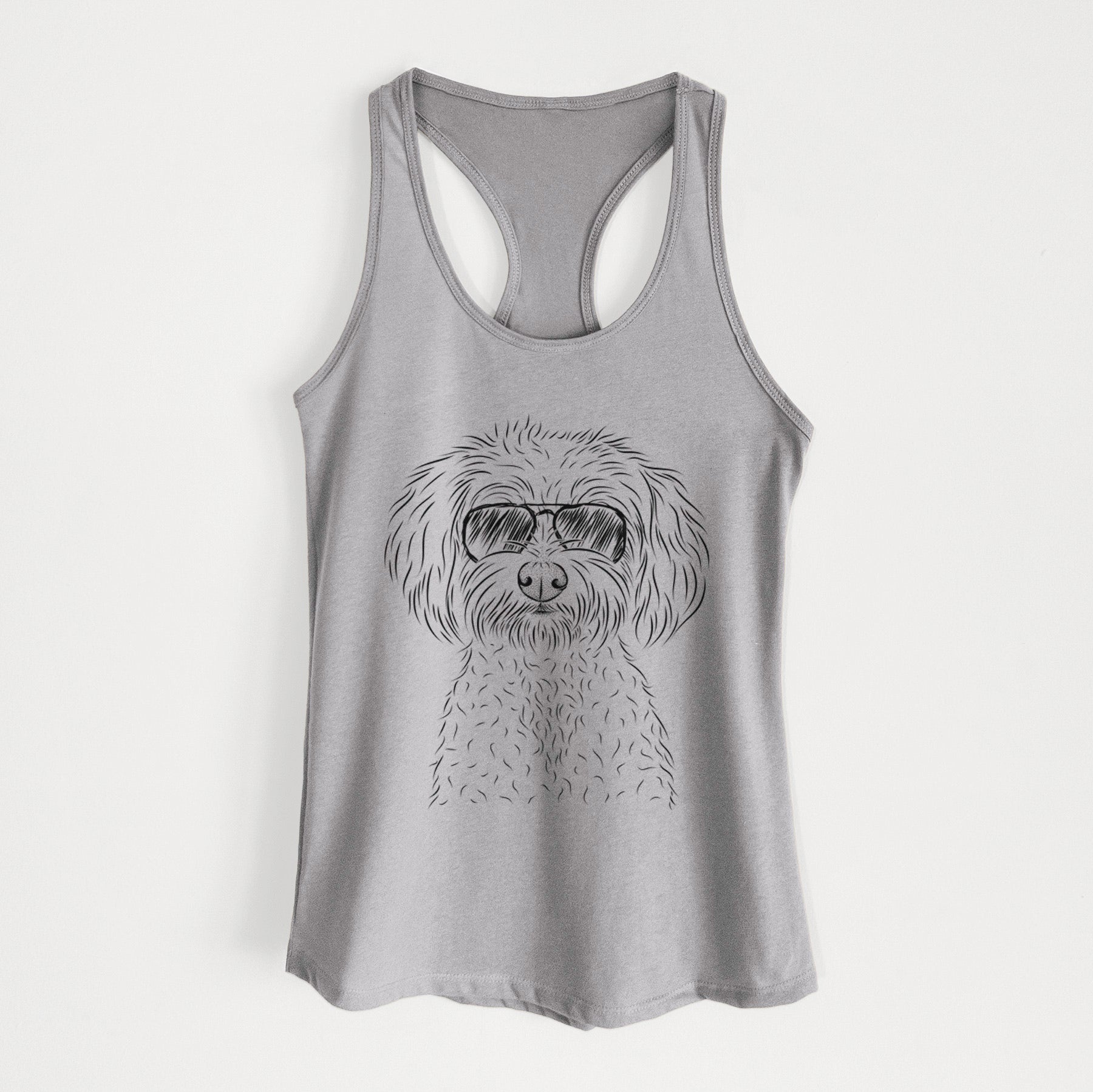 Francesca the Maltipoo - Women's Racerback Tanktop