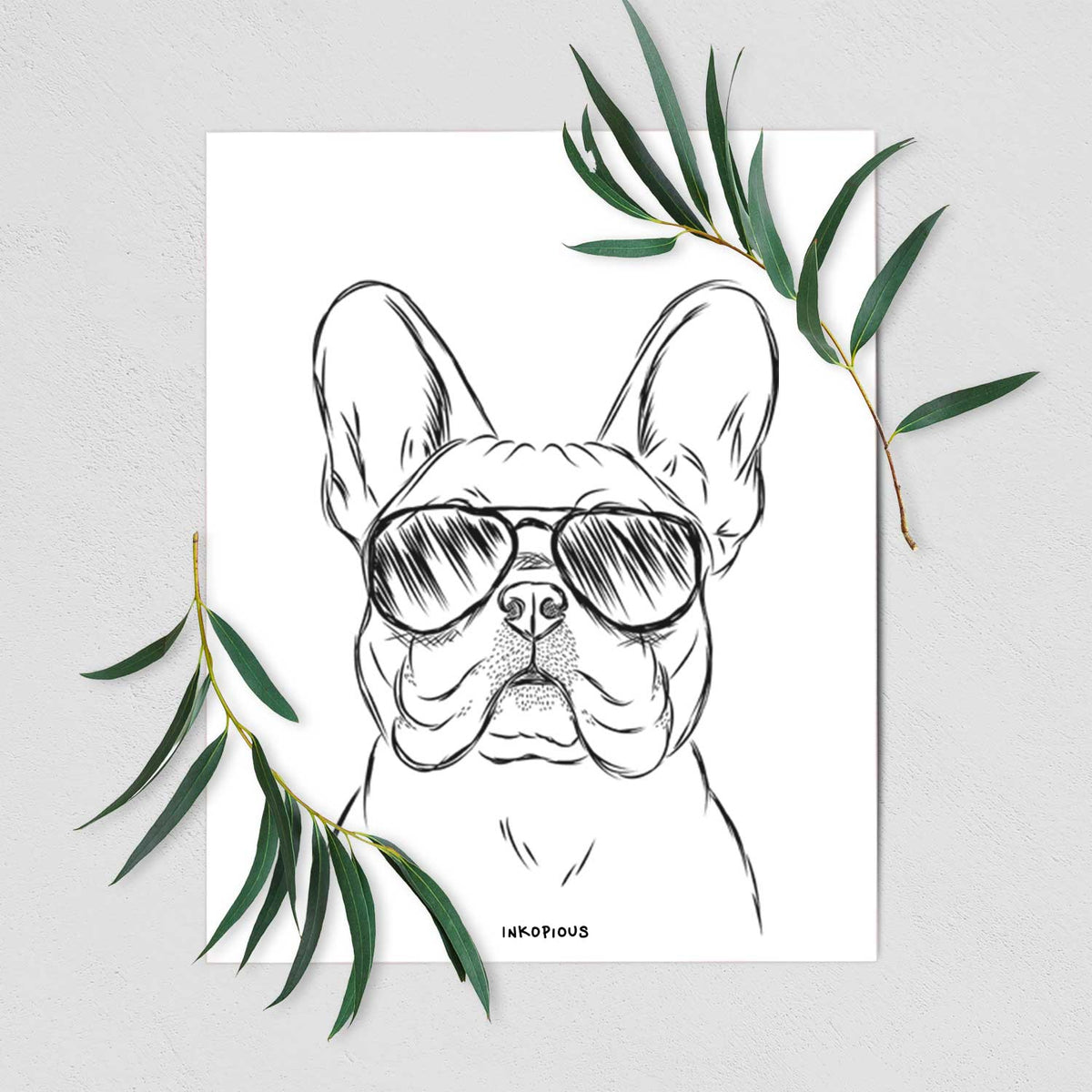 Franco the French Bulldog Art Print