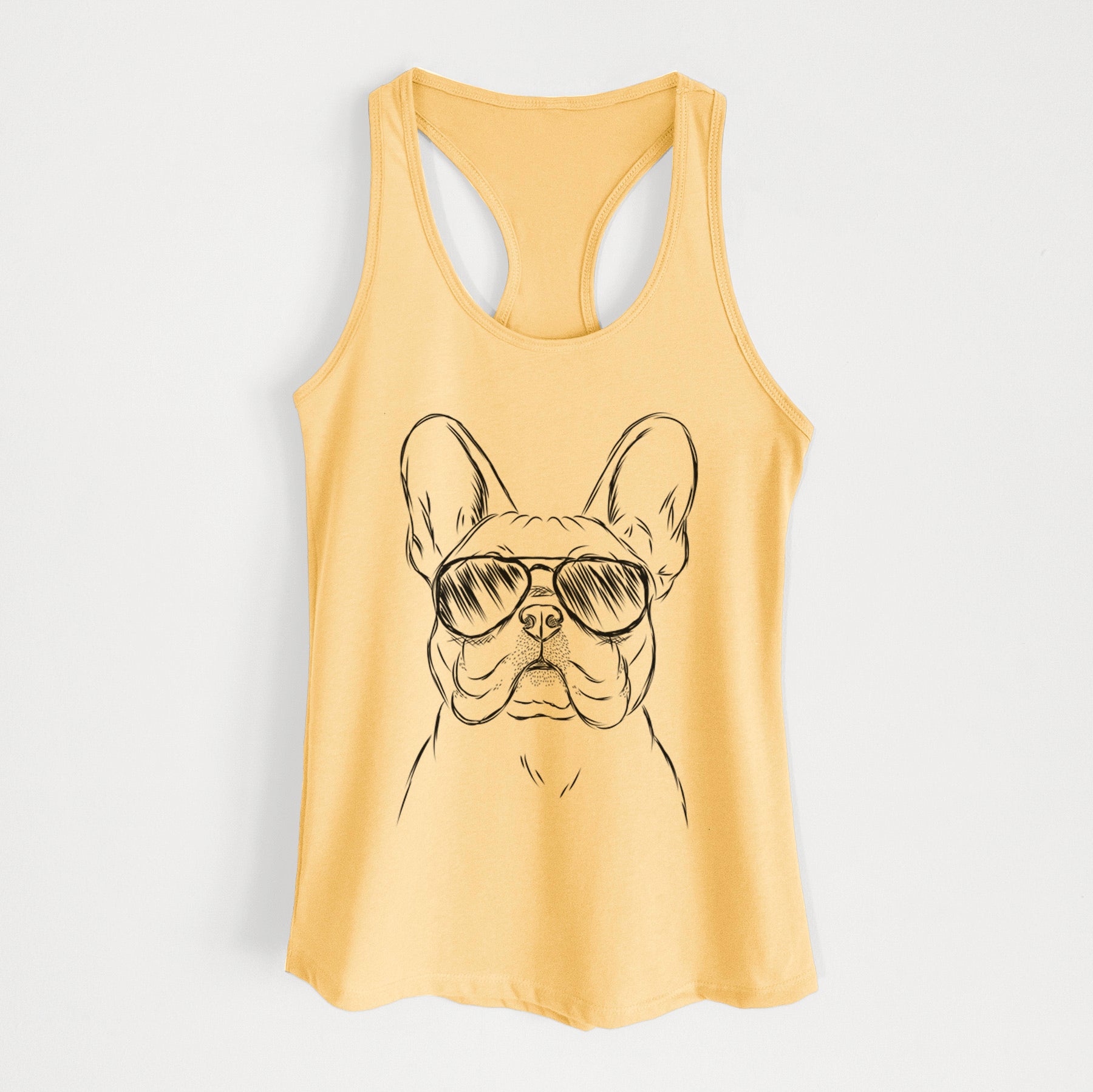 Franco the French Bulldog - Women's Racerback Tanktop