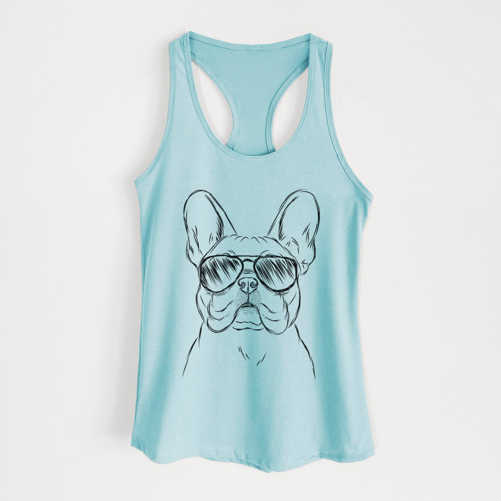 Franco the French Bulldog - Women's Racerback Tanktop