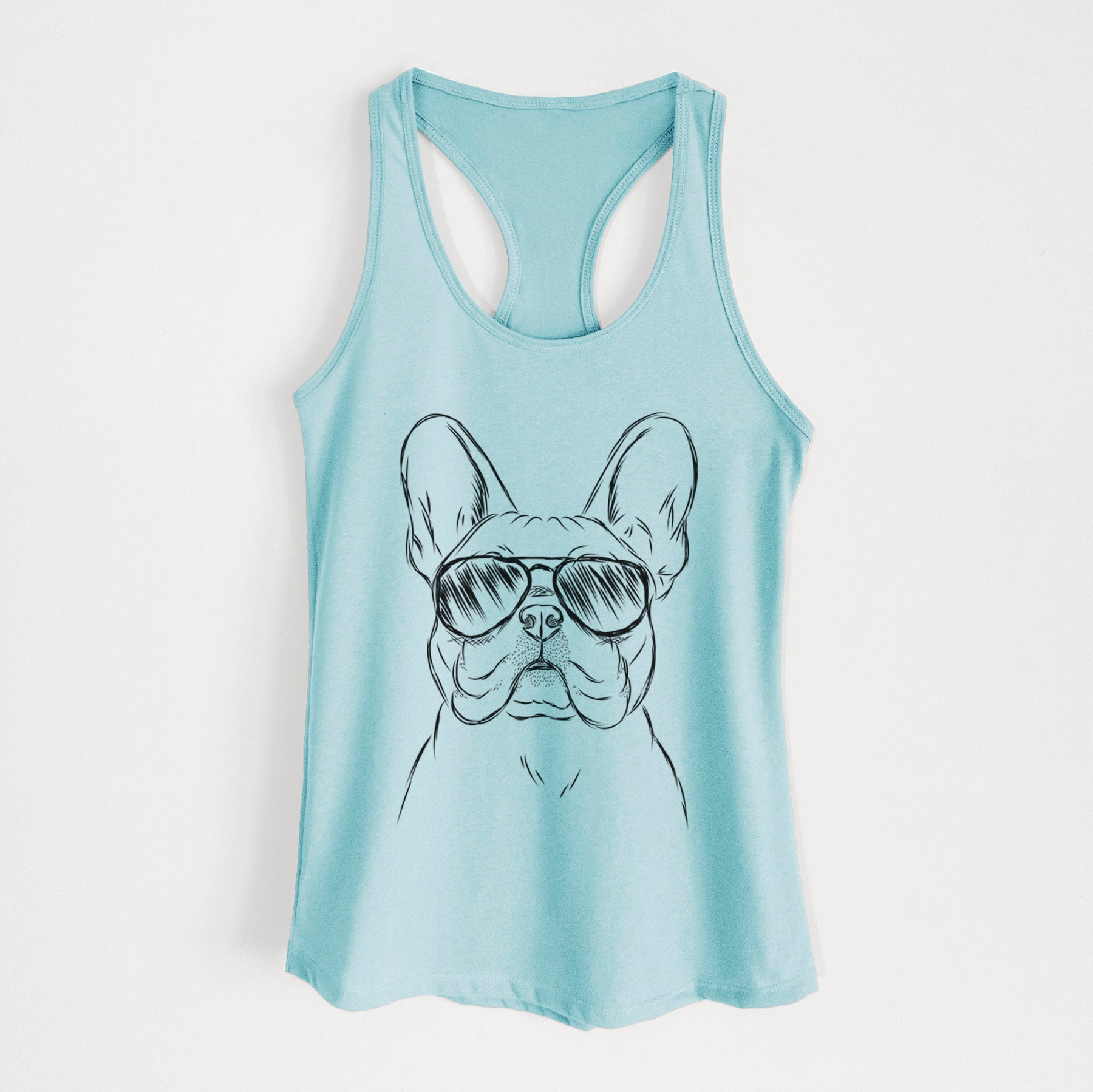 Franco the French Bulldog - Women's Racerback Tanktop