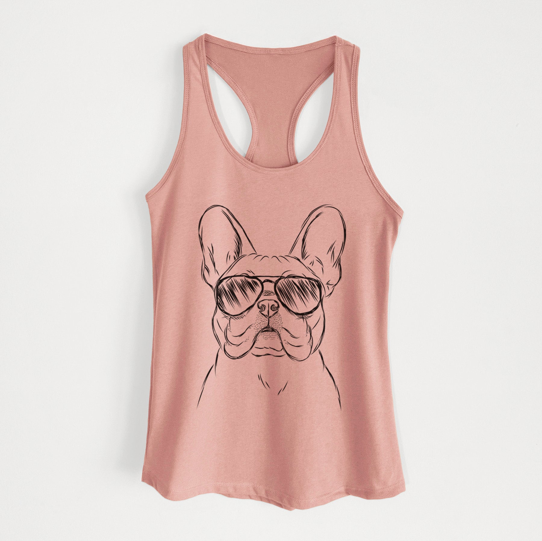 Franco the French Bulldog - Women's Racerback Tanktop