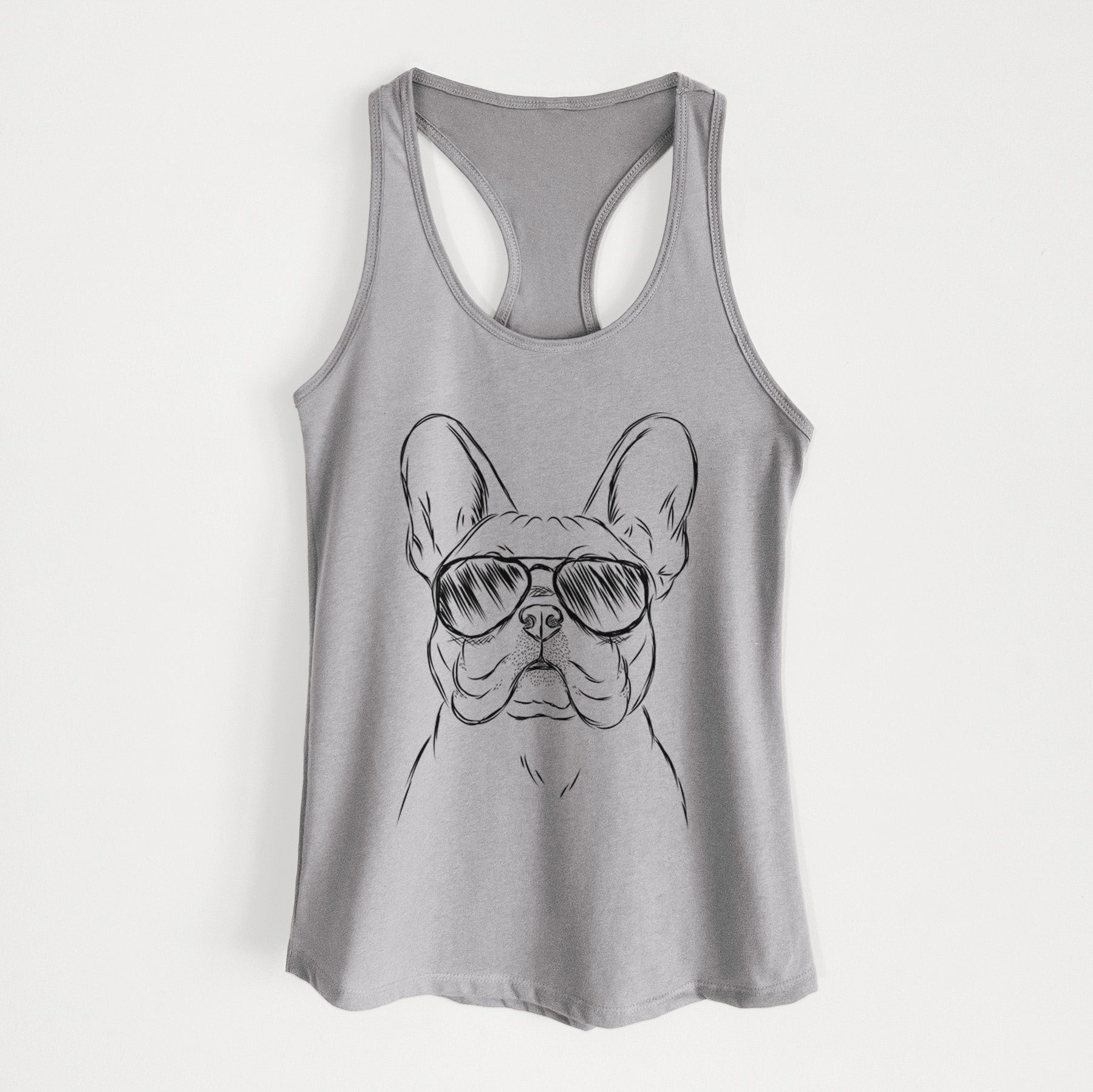 Franco the French Bulldog - Women's Racerback Tanktop