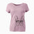 Aviator Franco the French Bulldog - Women's V-neck Shirt