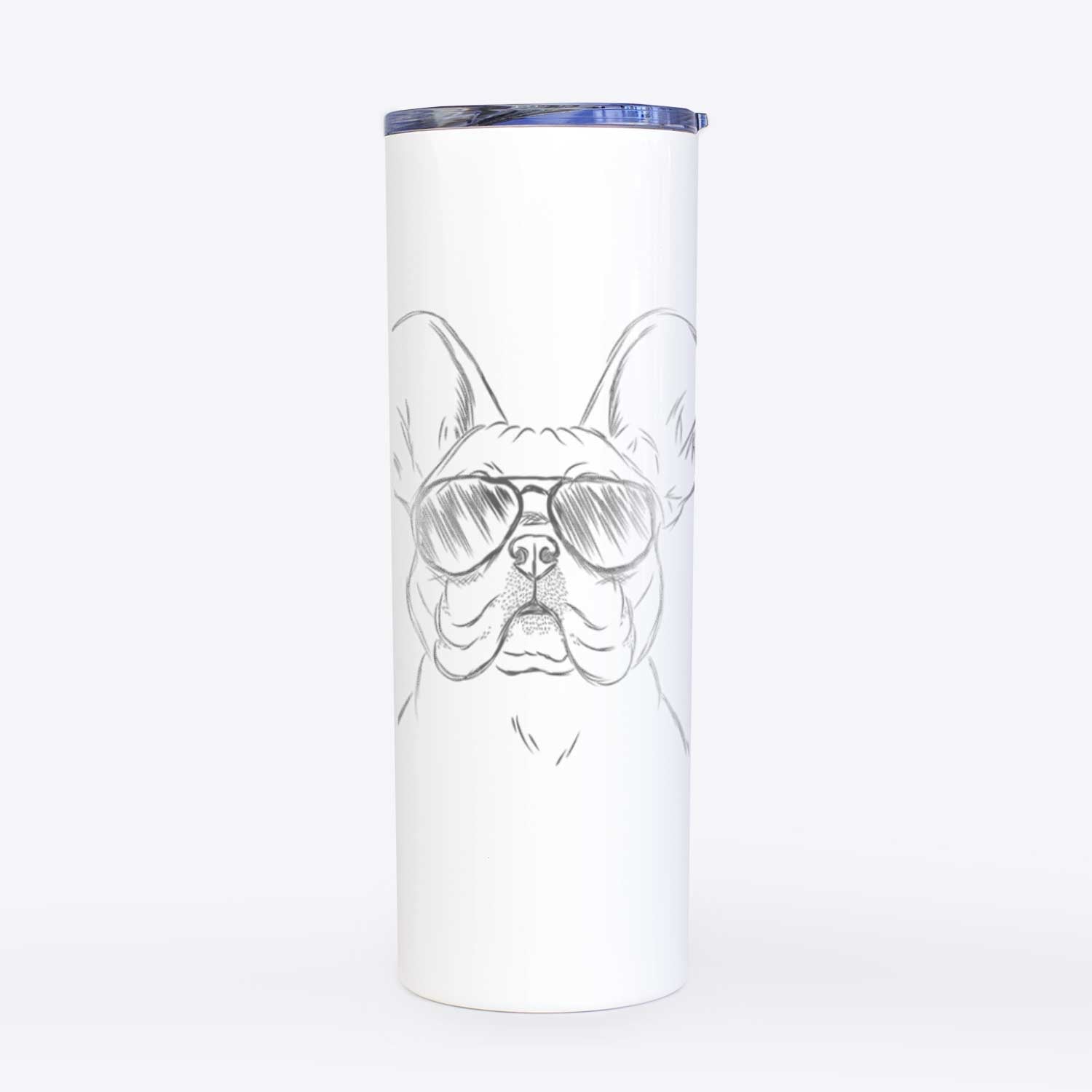 Franco the French Bulldog - 20oz Skinny Tumbler