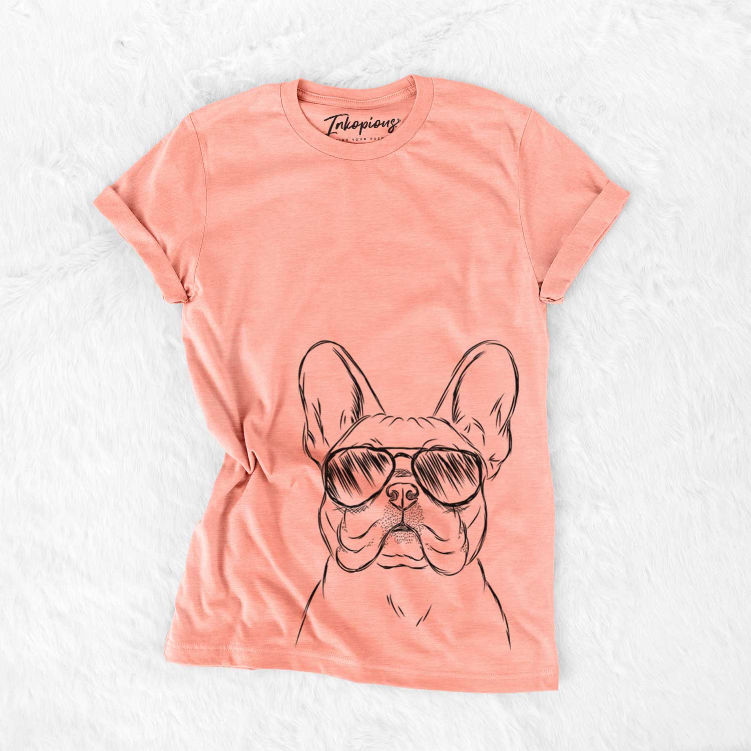 Franco the French Bulldog - Bella Canvas Unisex Crewneck