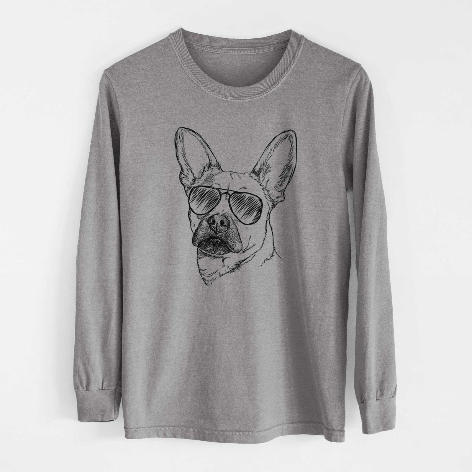 Aviators Frankie the Mixed Breed - Heavyweight 100% Cotton Long Sleeve