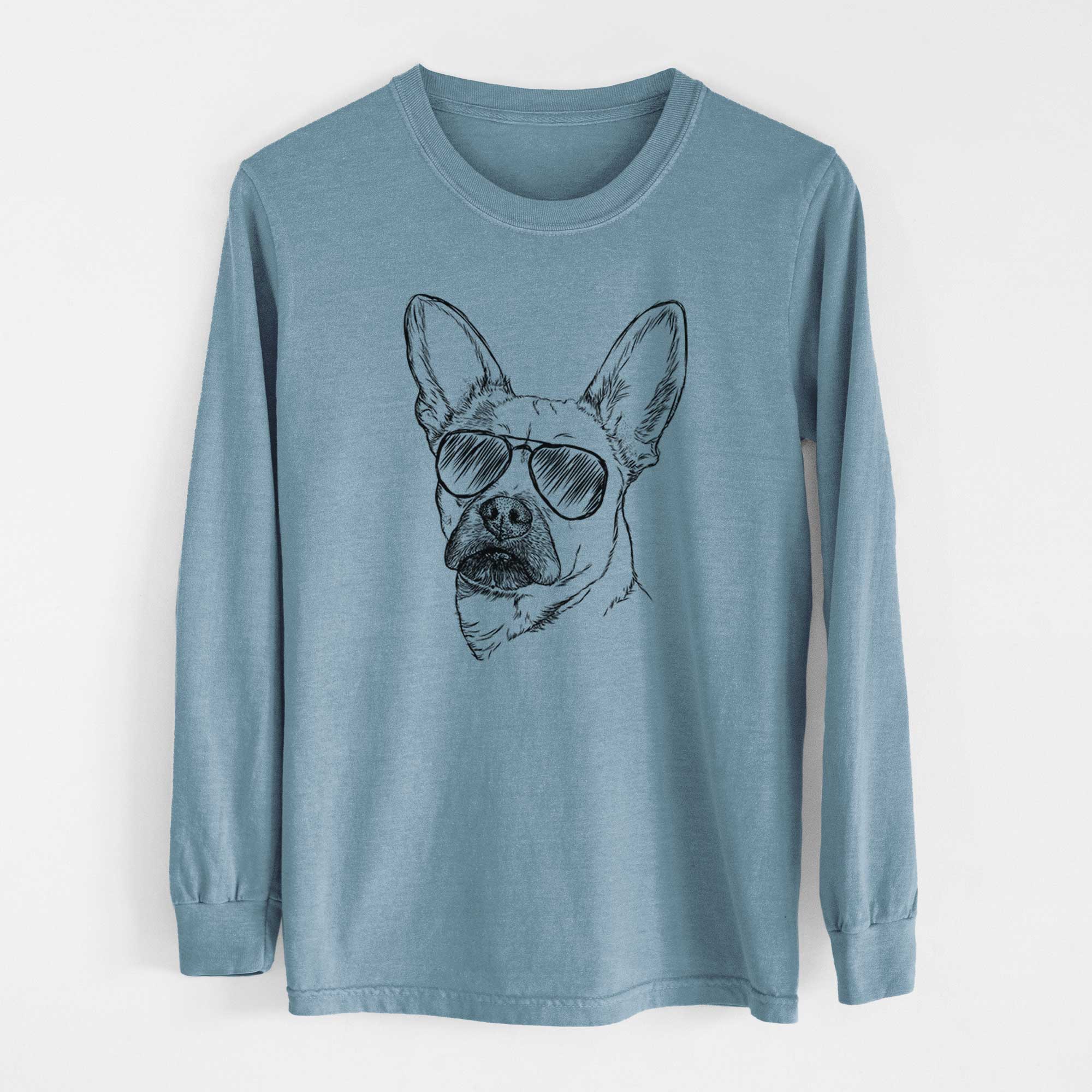 Aviators Frankie the Mixed Breed - Heavyweight 100% Cotton Long Sleeve
