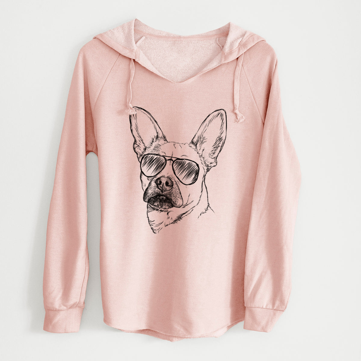 Aviator Frankie the Mixed Breed - Cali Wave Hooded Sweatshirt