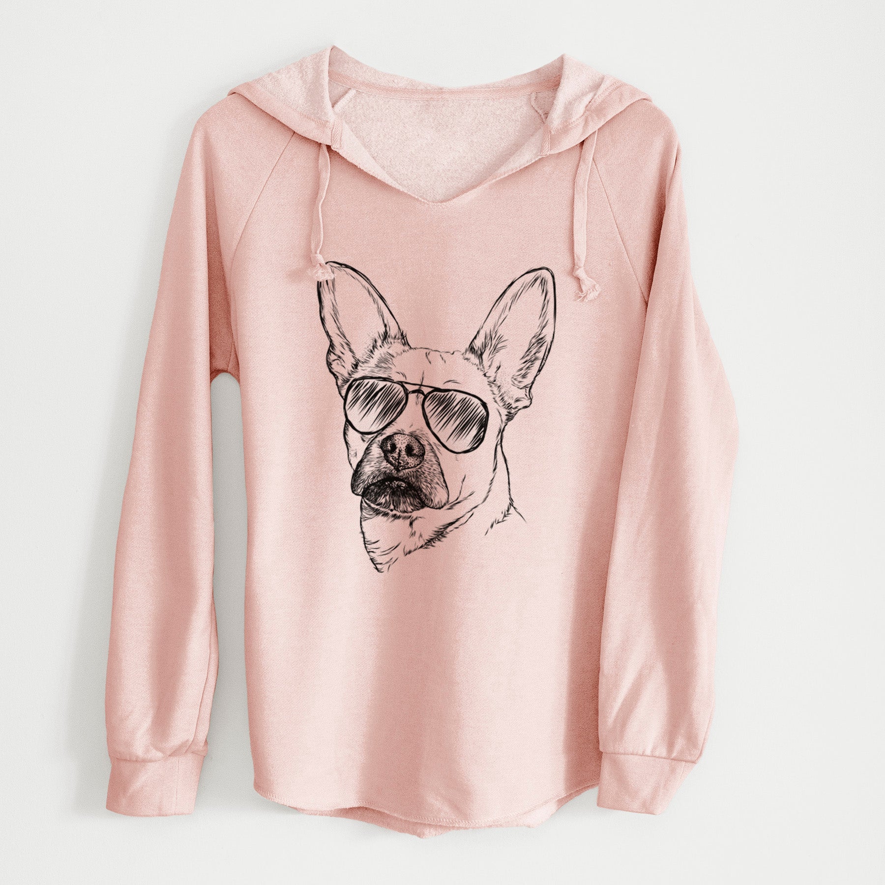 Aviator Frankie the Mixed Breed - Cali Wave Hooded Sweatshirt