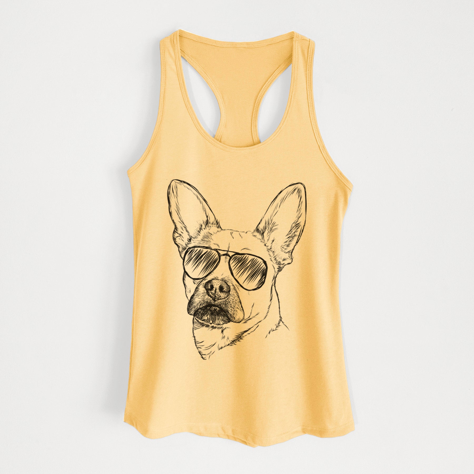 Frankie the Mixed Breed - Women's Racerback Tanktop