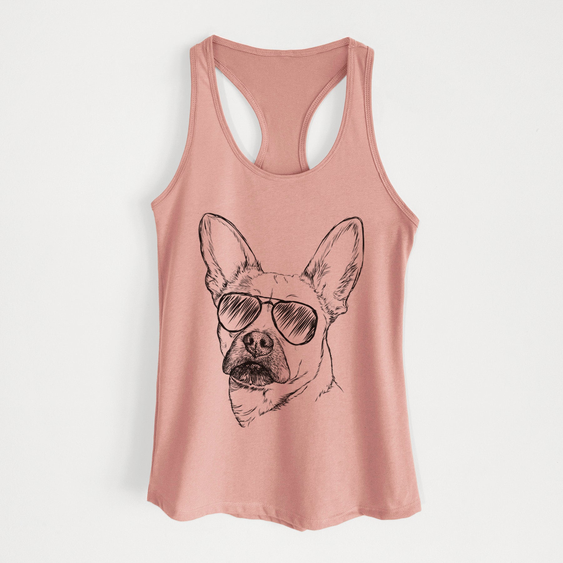 Frankie the Mixed Breed - Women's Racerback Tanktop