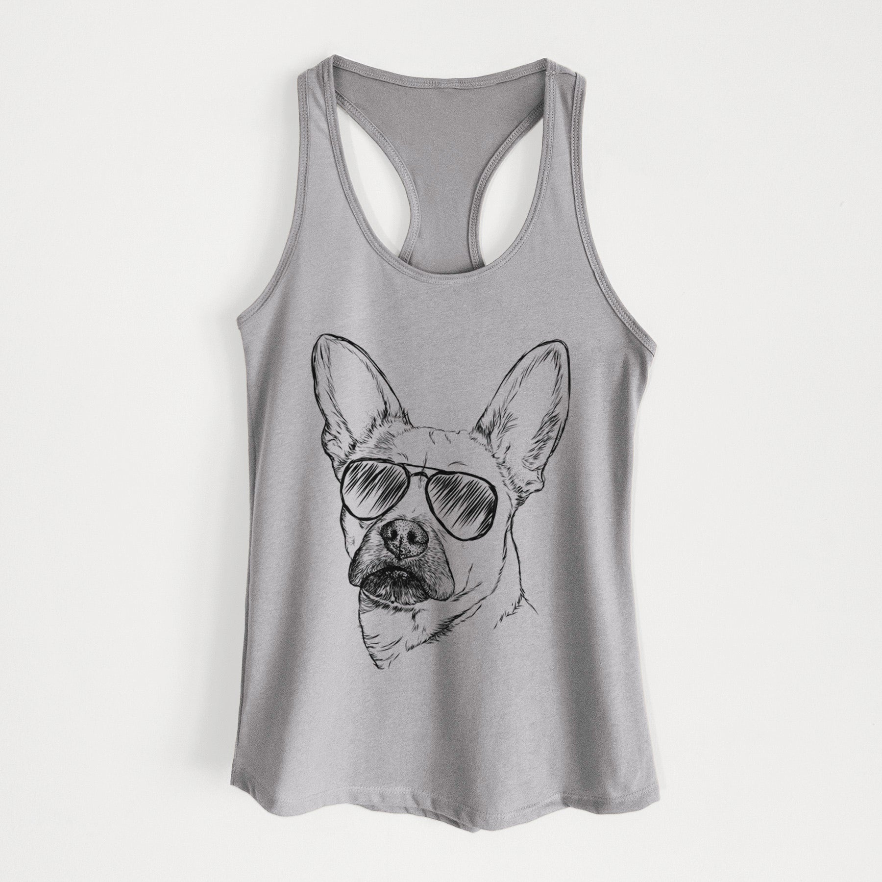 Frankie the Mixed Breed - Women's Racerback Tanktop