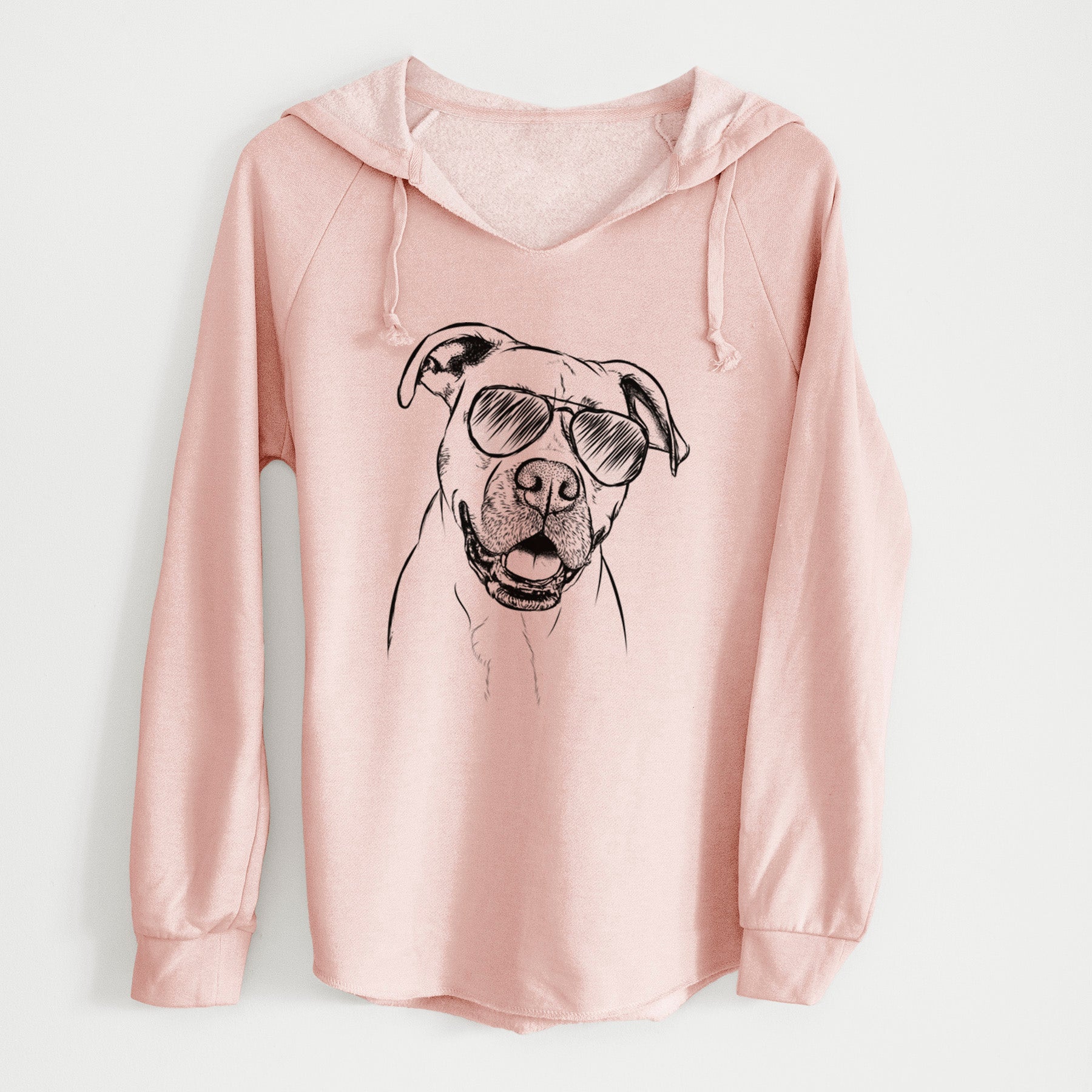 Aviator Frankie Tankie the Boxer Mix - Cali Wave Hooded Sweatshirt