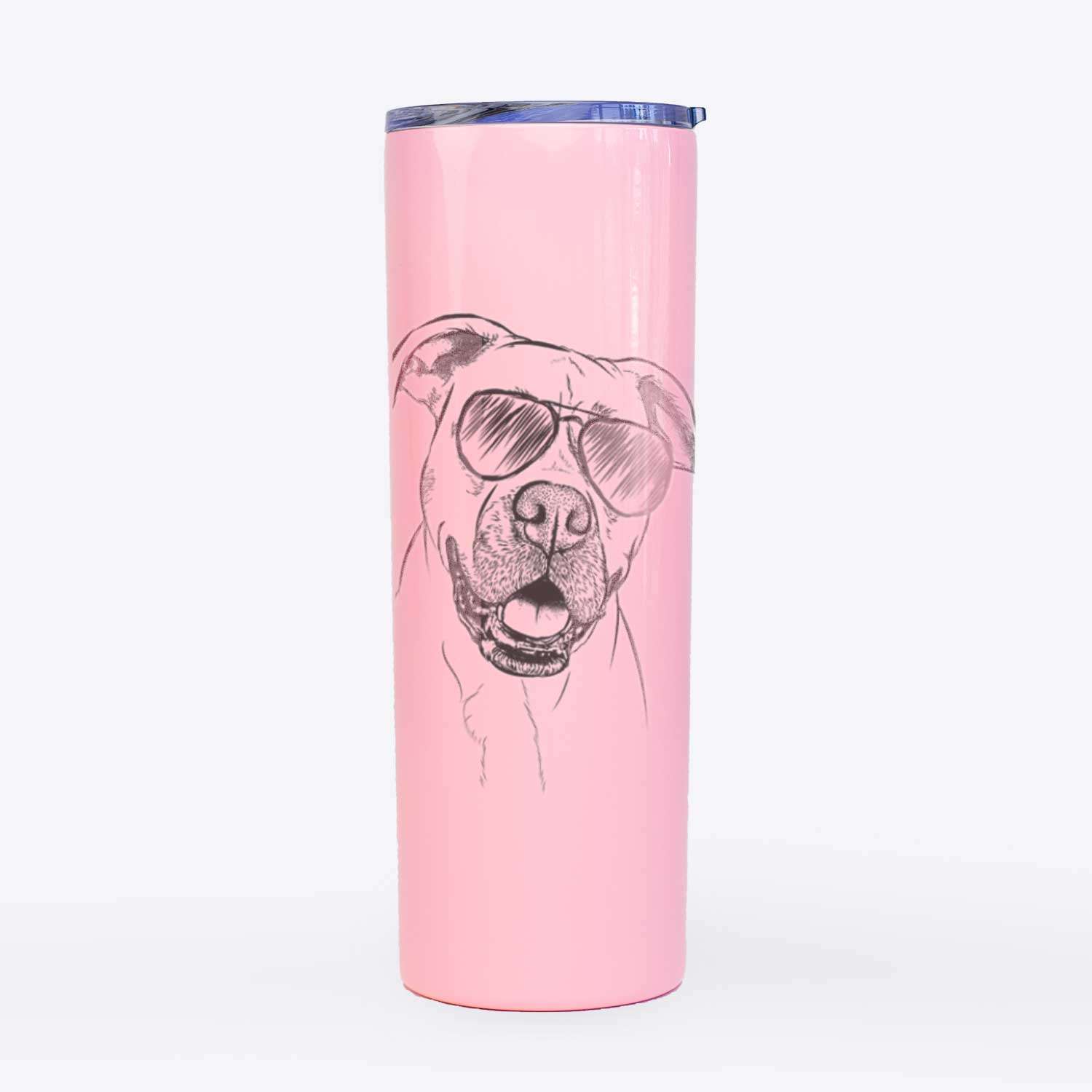 Frankie Tankie the Boxer Mix - 20oz Skinny Tumbler