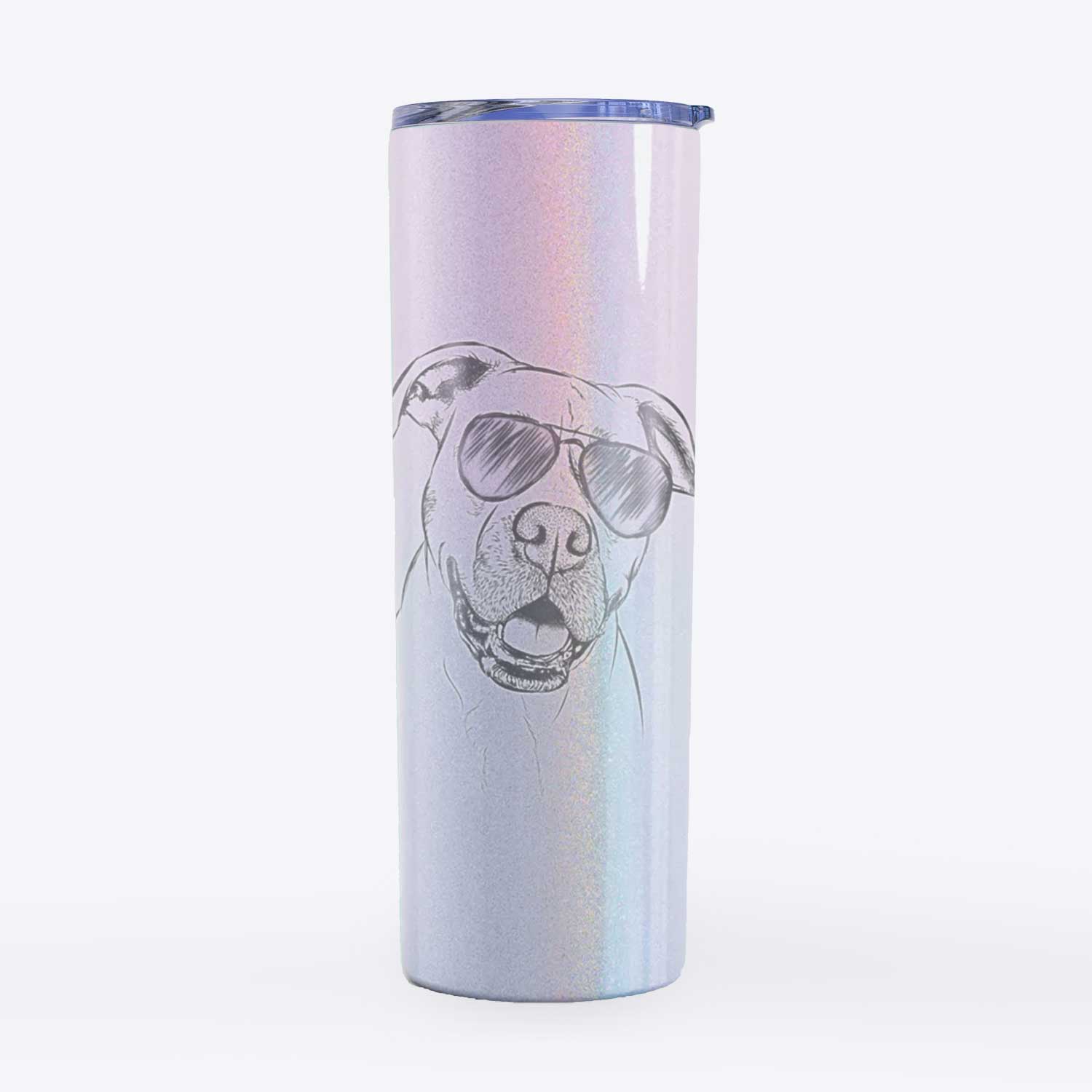 Frankie Tankie the Boxer Mix - 20oz Skinny Tumbler