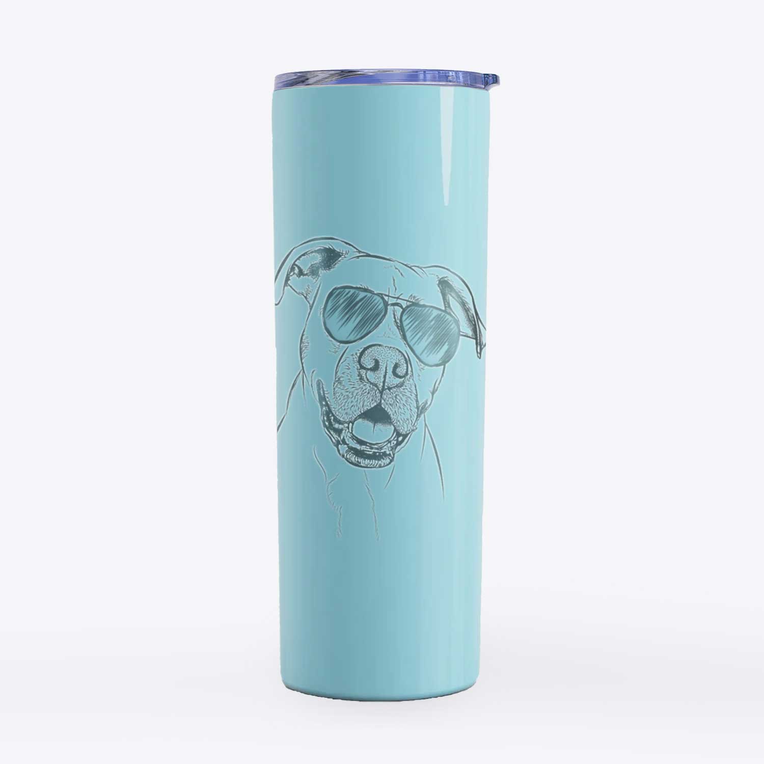 Frankie Tankie the Boxer Mix - 20oz Skinny Tumbler