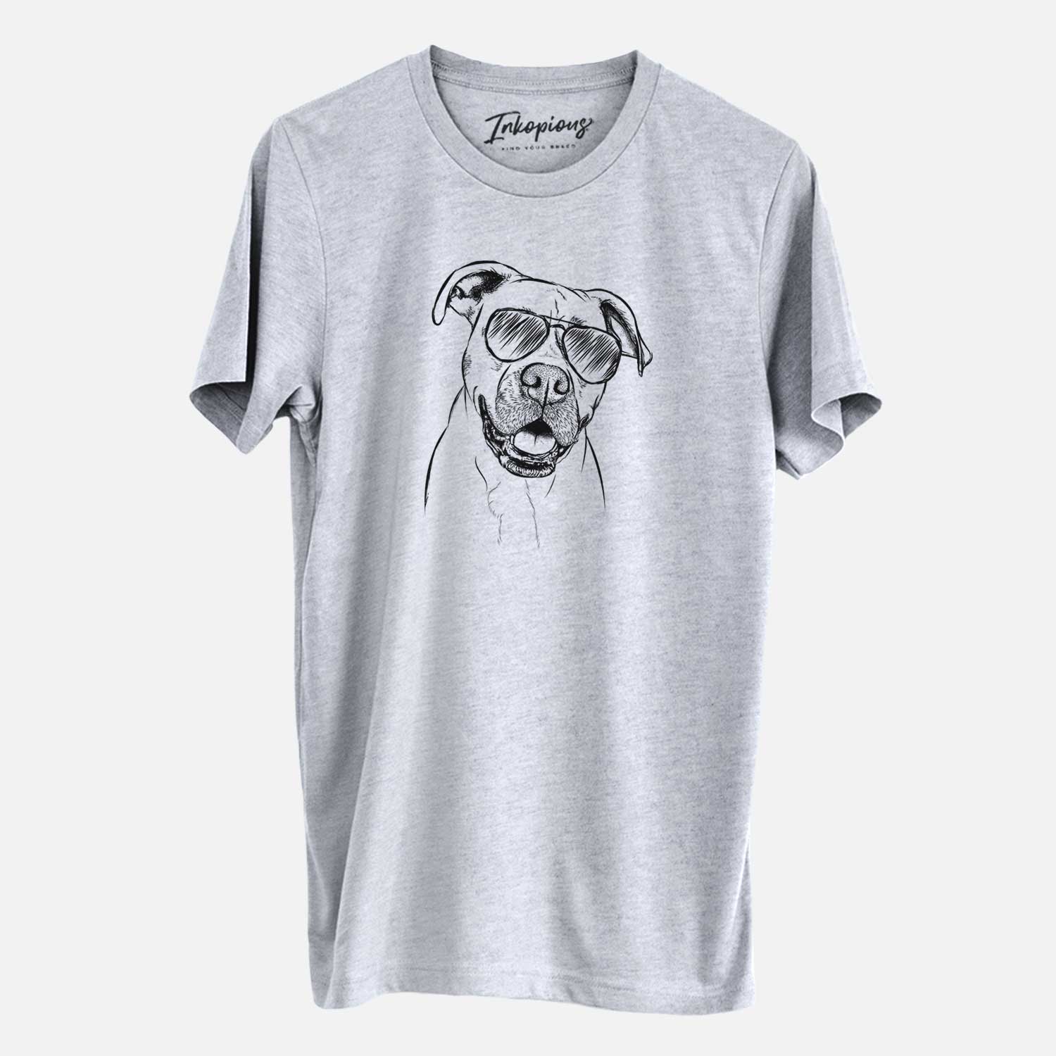 Aviator Frankie Tankie the Boxer Mix - Unisex Crewneck