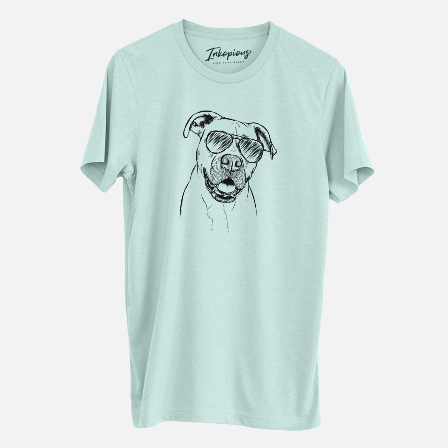 Aviator Frankie Tankie the Boxer Mix - Unisex Crewneck