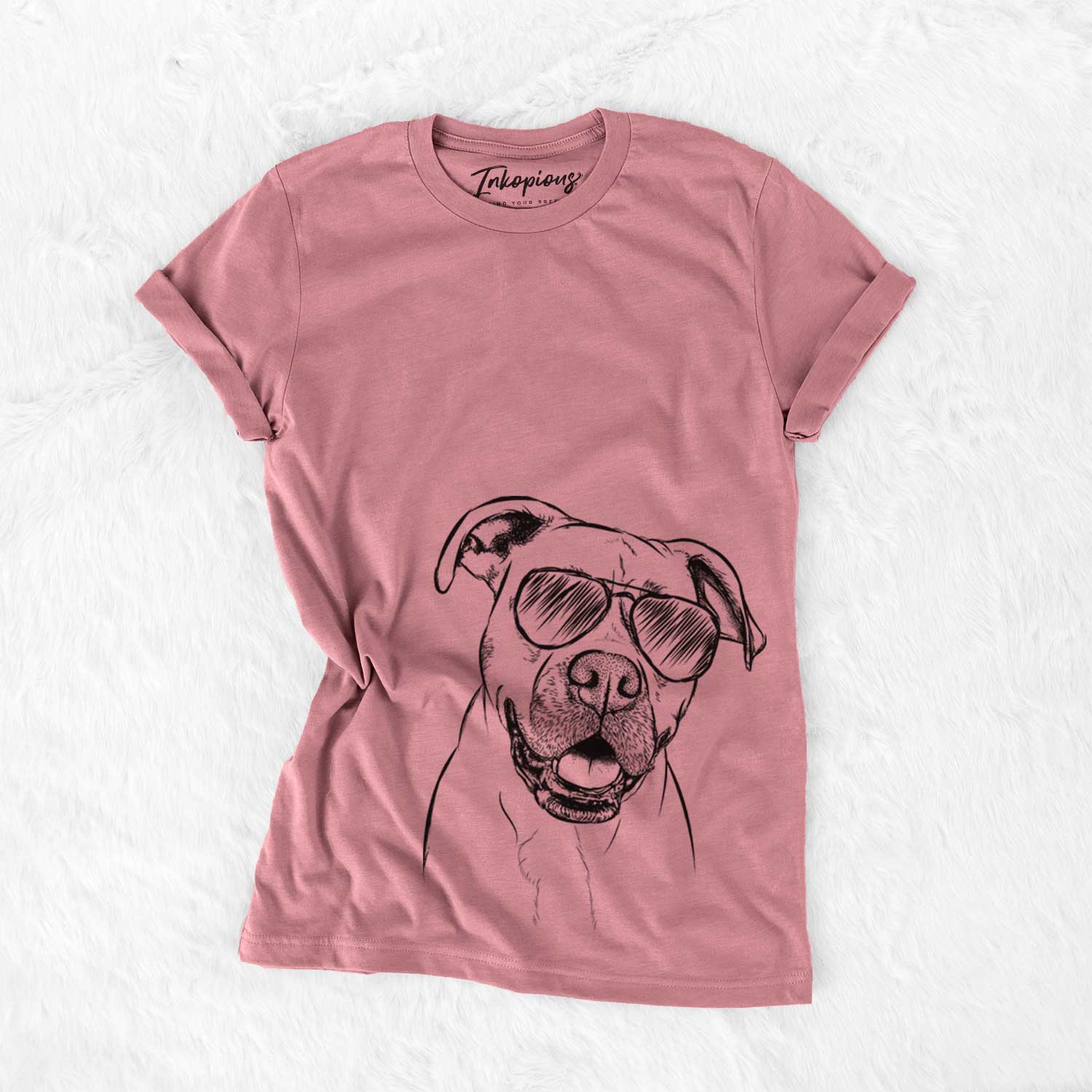 Aviator Frankie Tankie the Boxer Mix - Unisex Crewneck