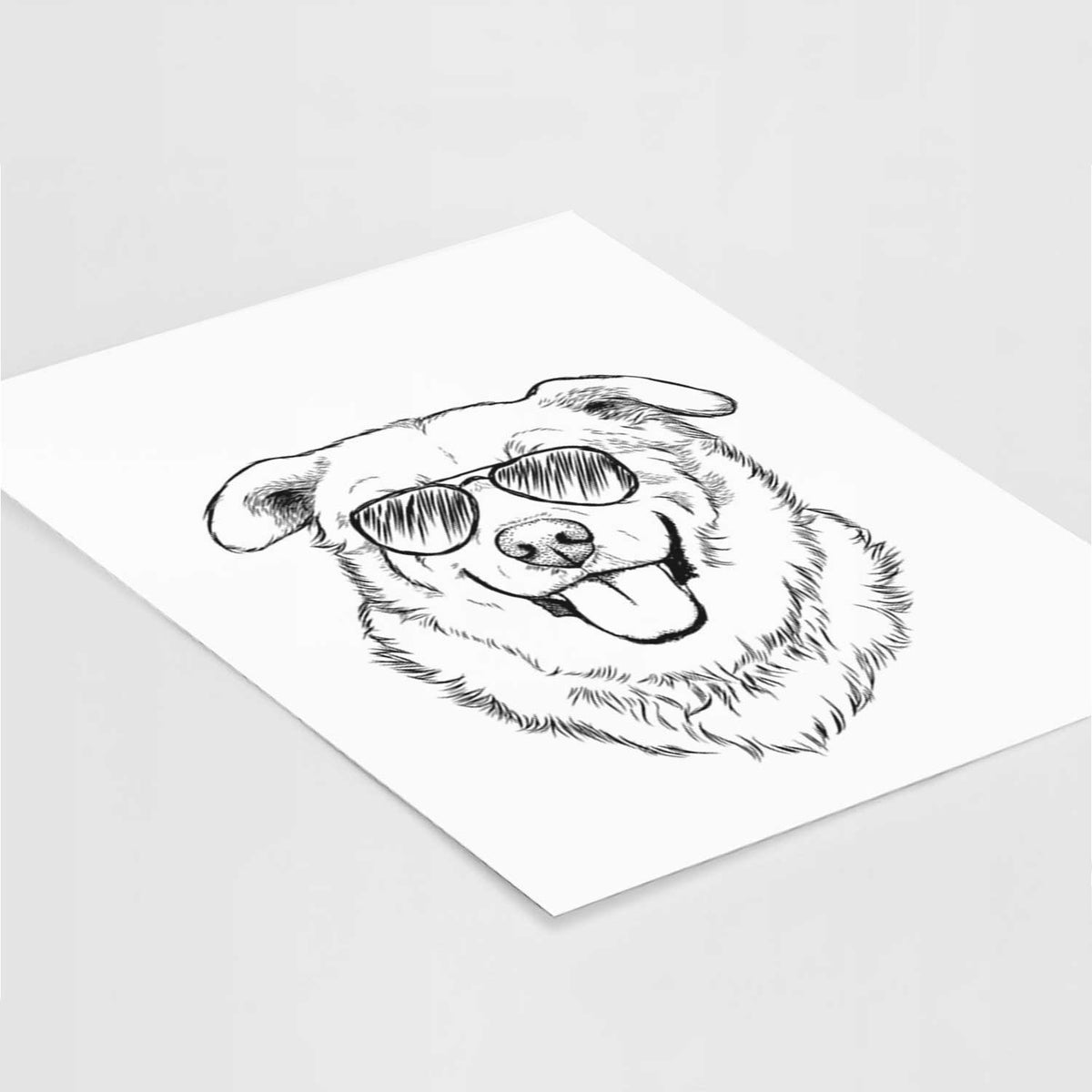 Freeley the Mixed Breed Art Print
