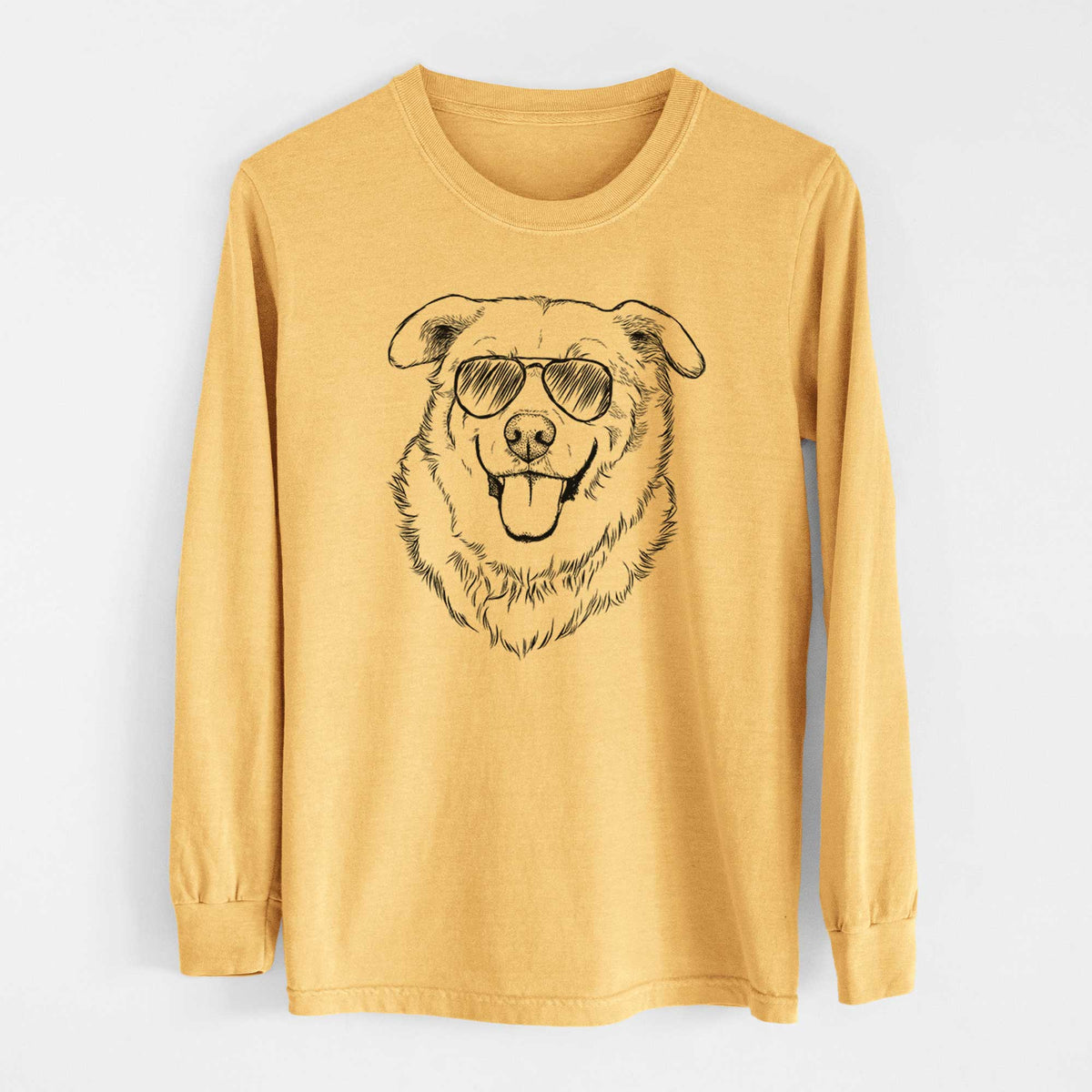 Aviators Freeley the Mixed Breed - Heavyweight 100% Cotton Long Sleeve