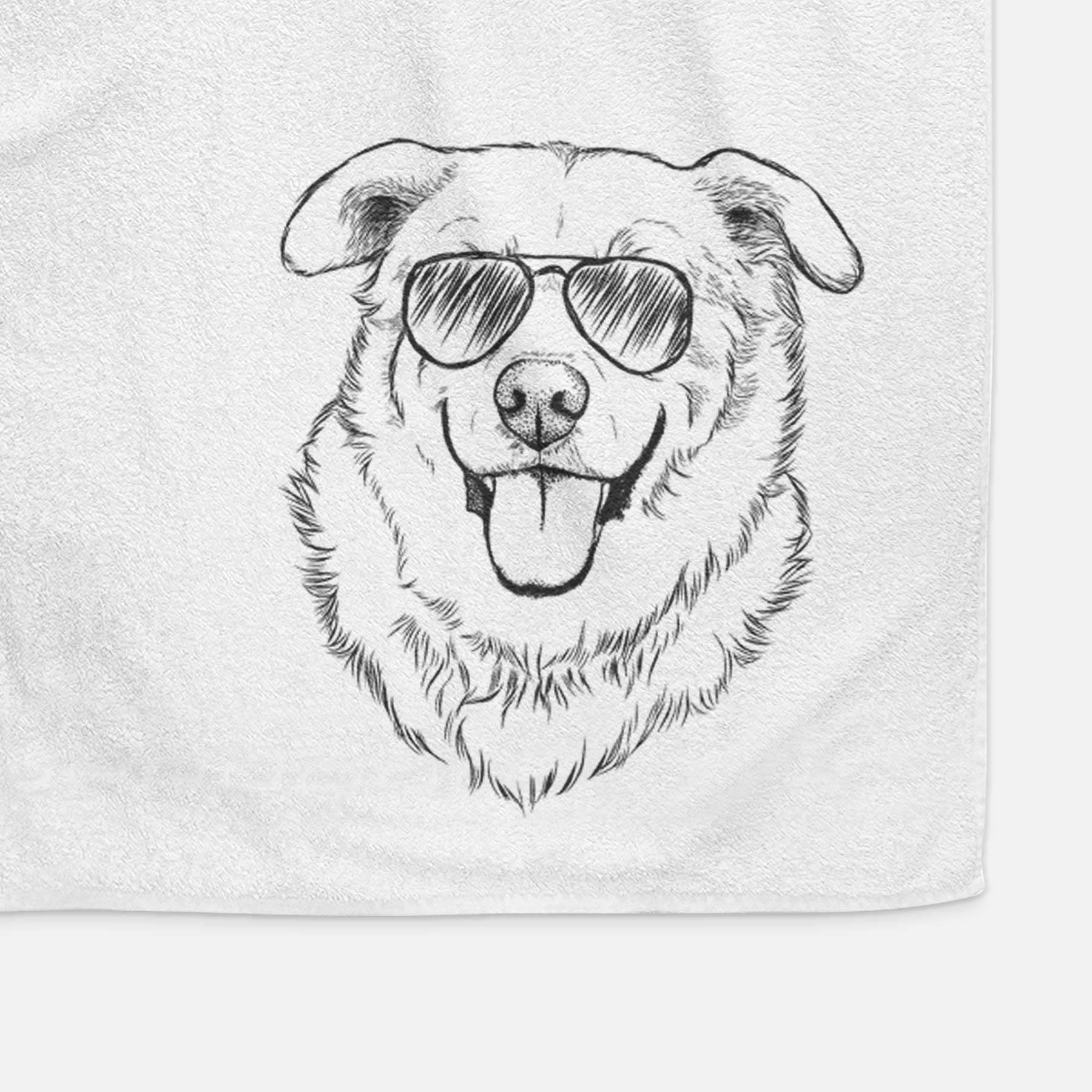 Freeley the Mixed Breed Decorative Hand Towel