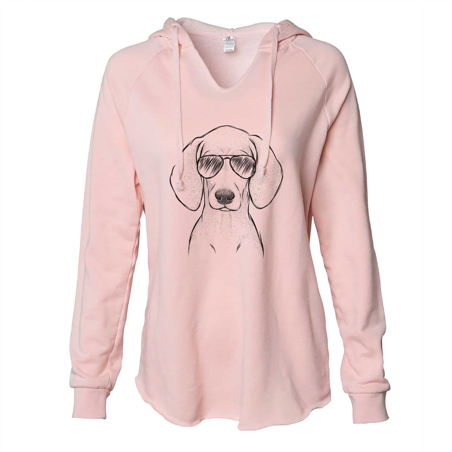 Frejya the Weimaraner - Cali Wave Hooded Sweatshirt