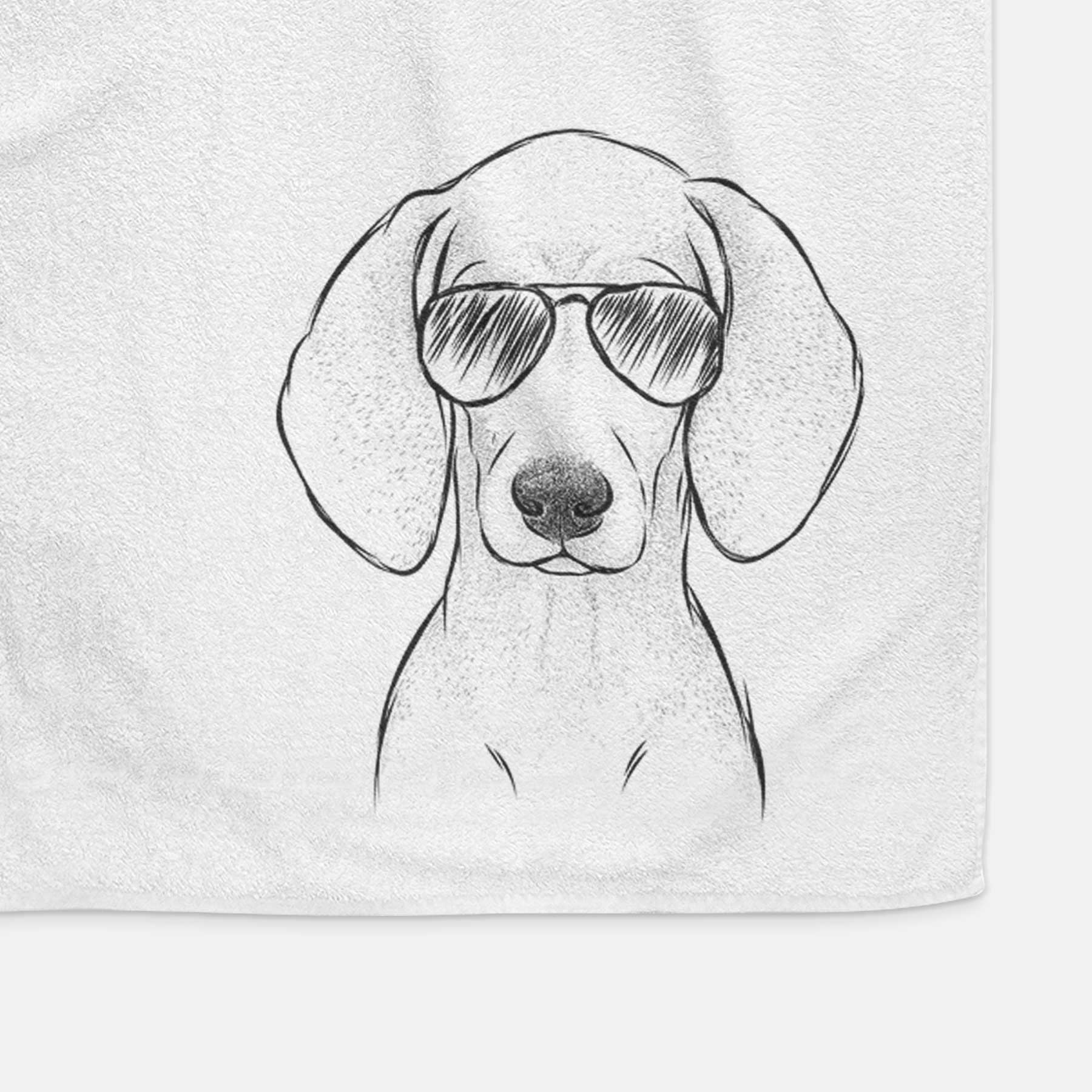 Frejya the Weimaraner Decorative Hand Towel