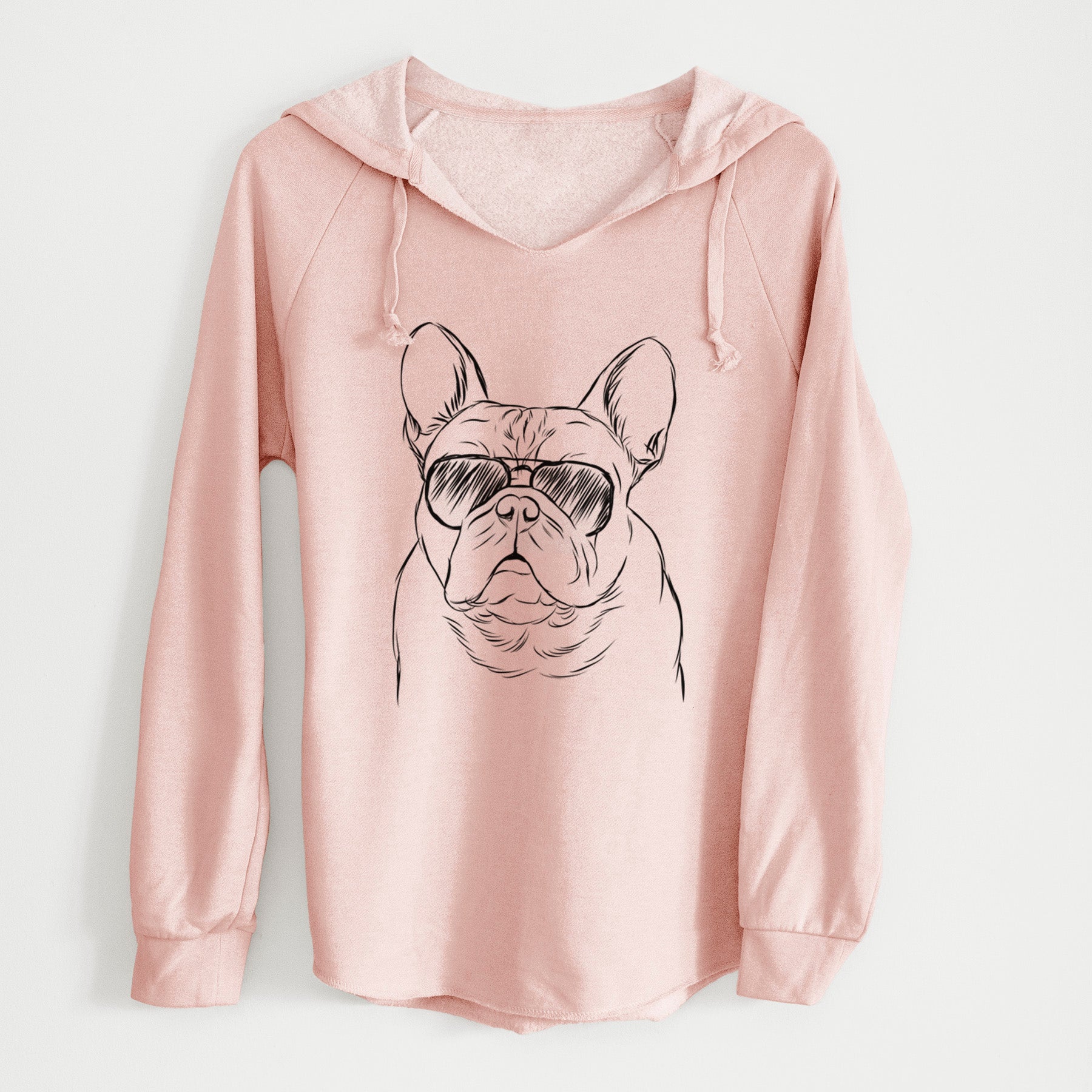 Aviator Fudge the French Bulldog - Cali Wave Hooded Sweatshirt