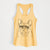 Fudge the French Bulldog - Women's Racerback Tanktop