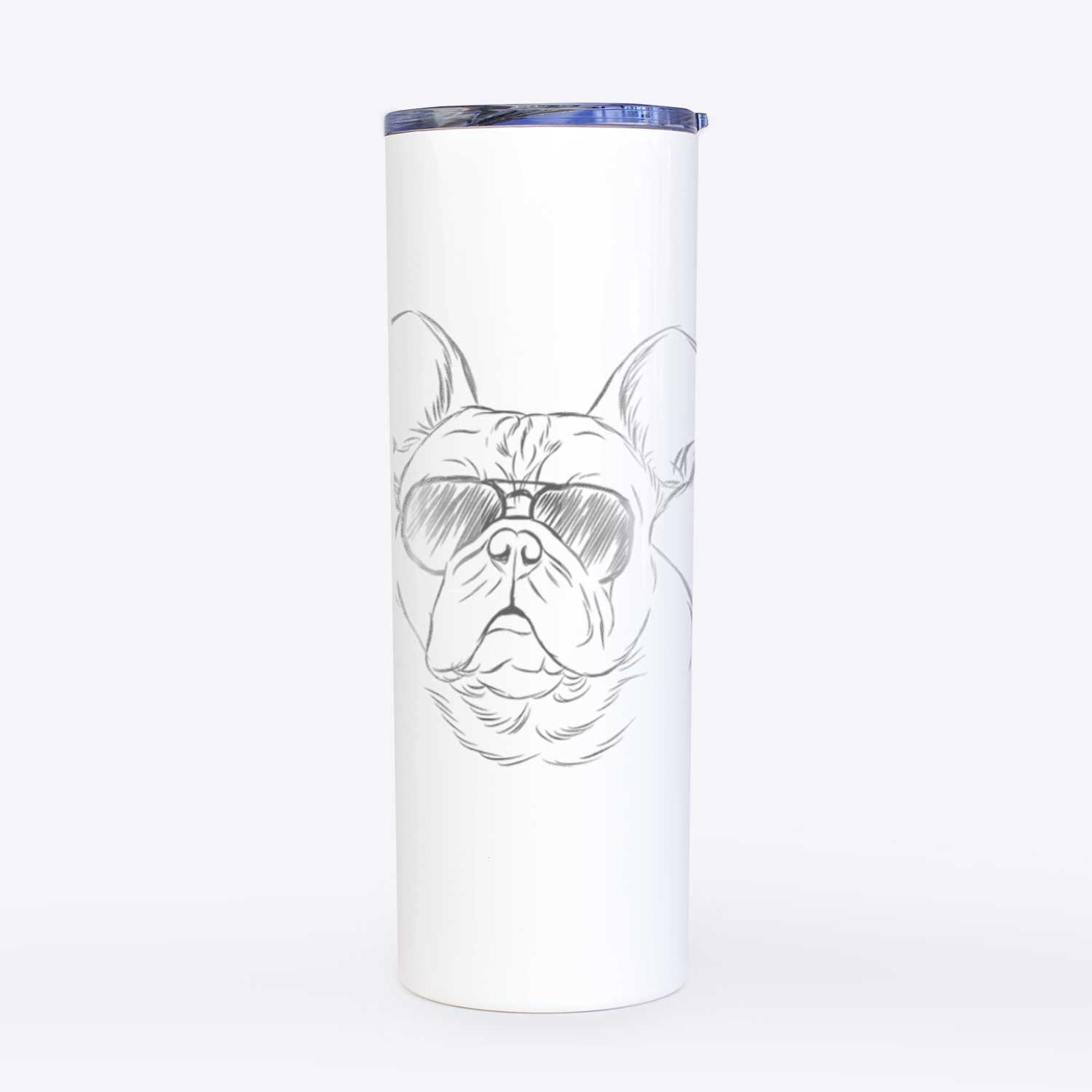 Fudge the French Bulldog - 20oz Skinny Tumbler