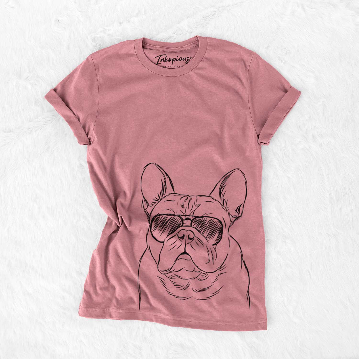 Fudge the French Bulldog - Bella Canvas Unisex Crewneck