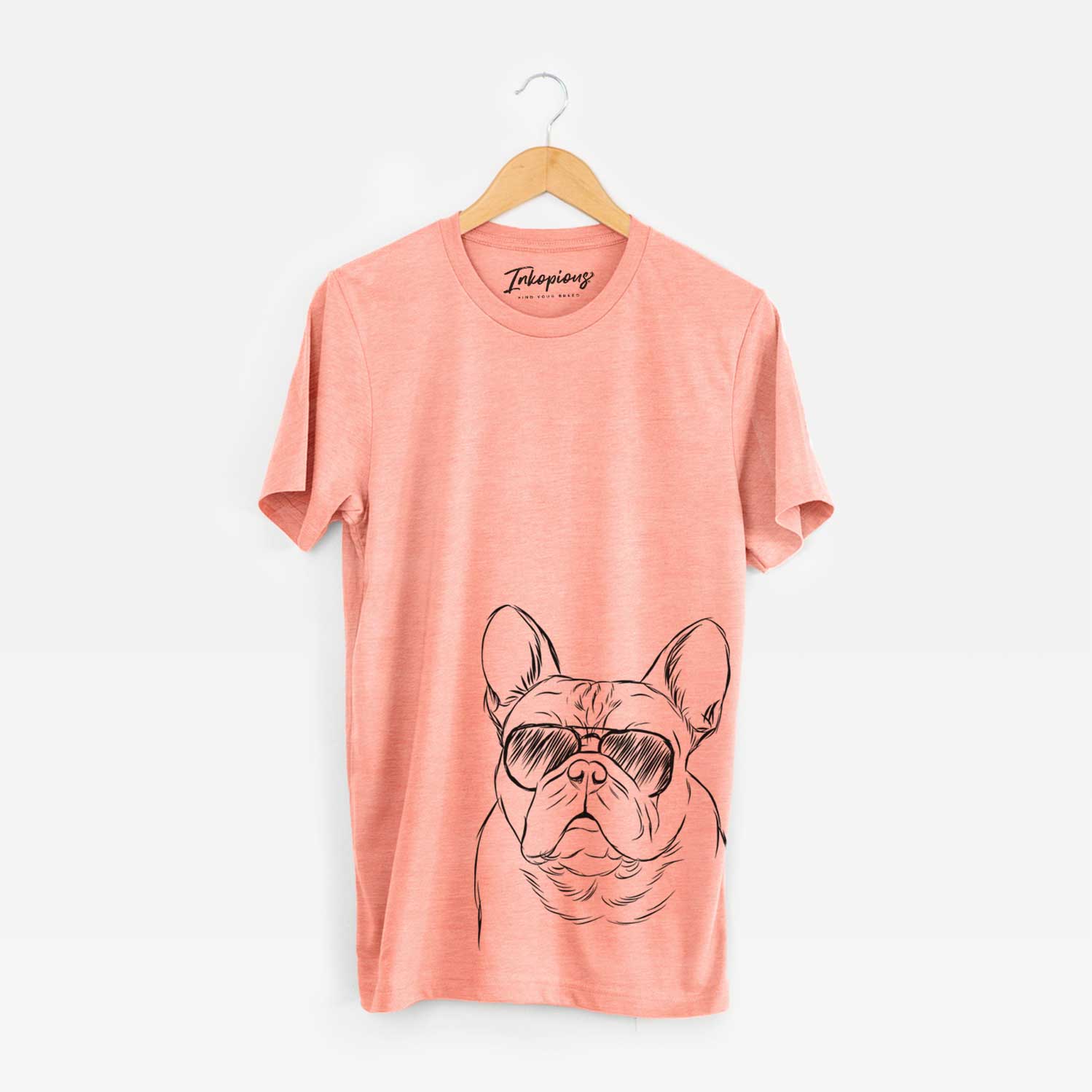 Aviator Fudge the French Bulldog - Unisex Crewneck