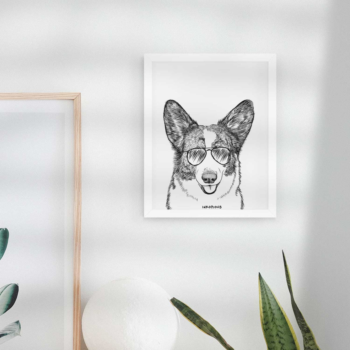 Gabby the Cardigan Welsh Corgi Art Print