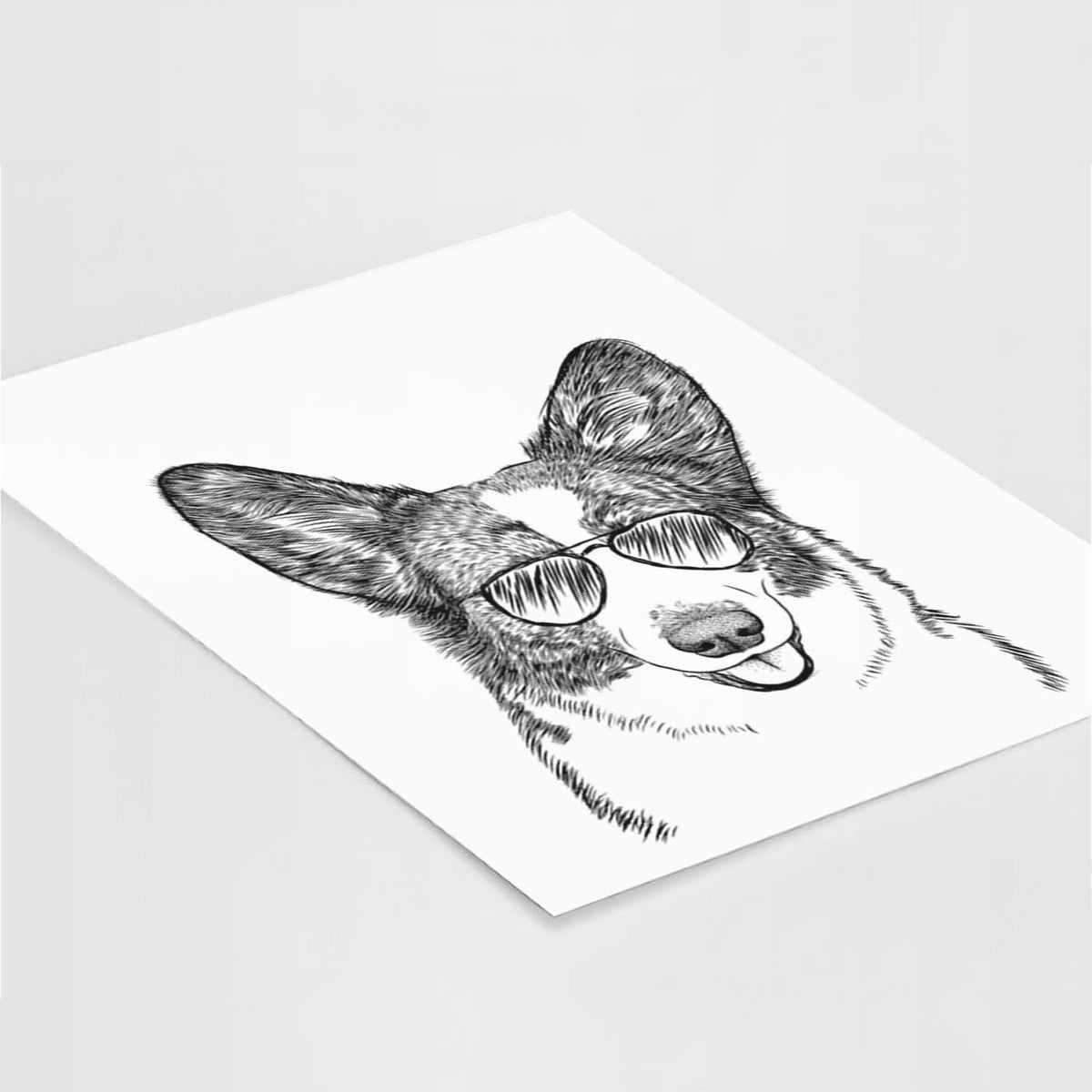 Gabby the Cardigan Welsh Corgi Art Print