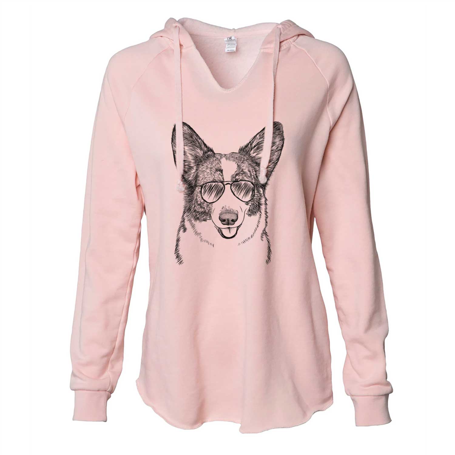 Gabby the Cardigan Welsh Corgi - Cali Wave Hooded Sweatshirt