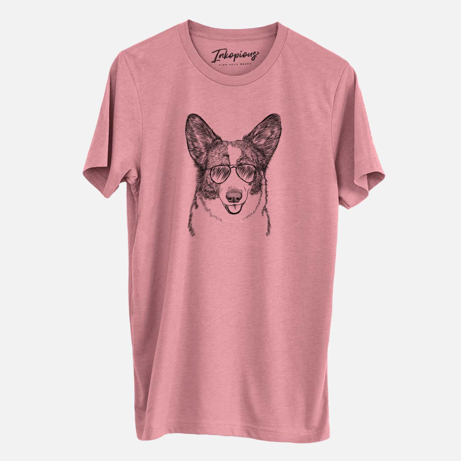 Aviator Gabby the Cardigan Welsh Corgi - Unisex Crewneck