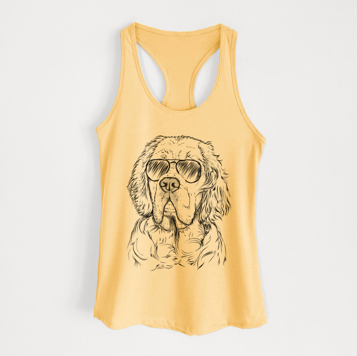 Gary the Clumber Spaniel - Women's Racerback Tanktop