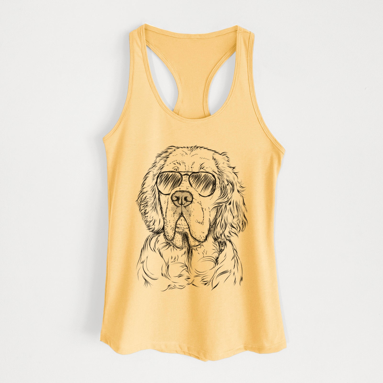 Gary the Clumber Spaniel - Women's Racerback Tanktop