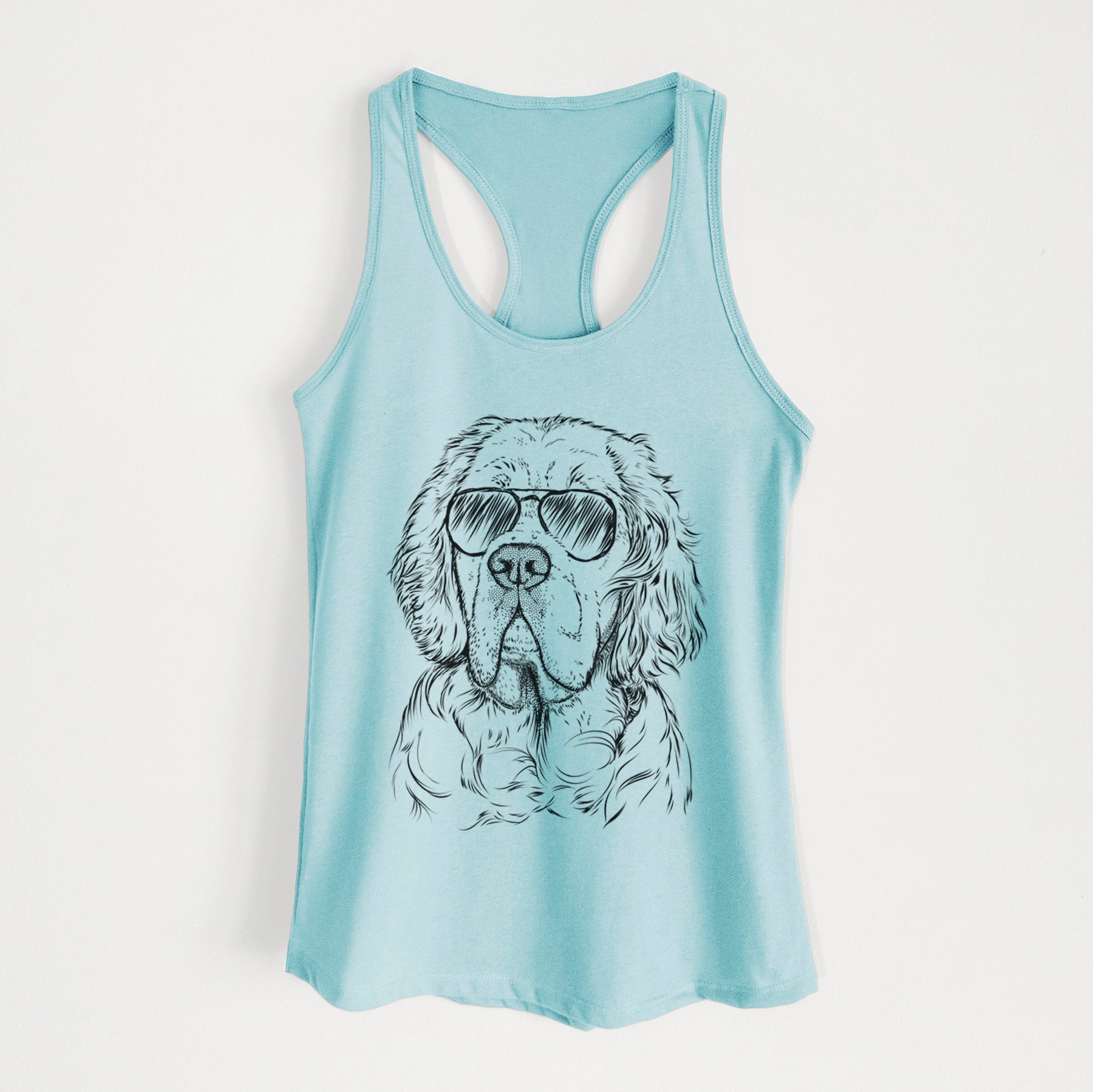 Gary the Clumber Spaniel - Women's Racerback Tanktop