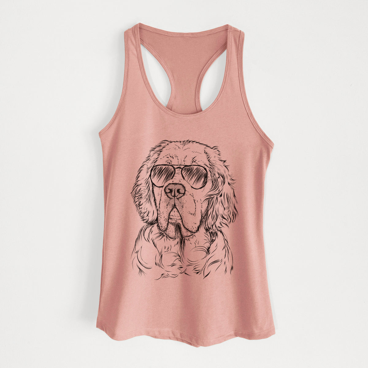 Gary the Clumber Spaniel - Women's Racerback Tanktop